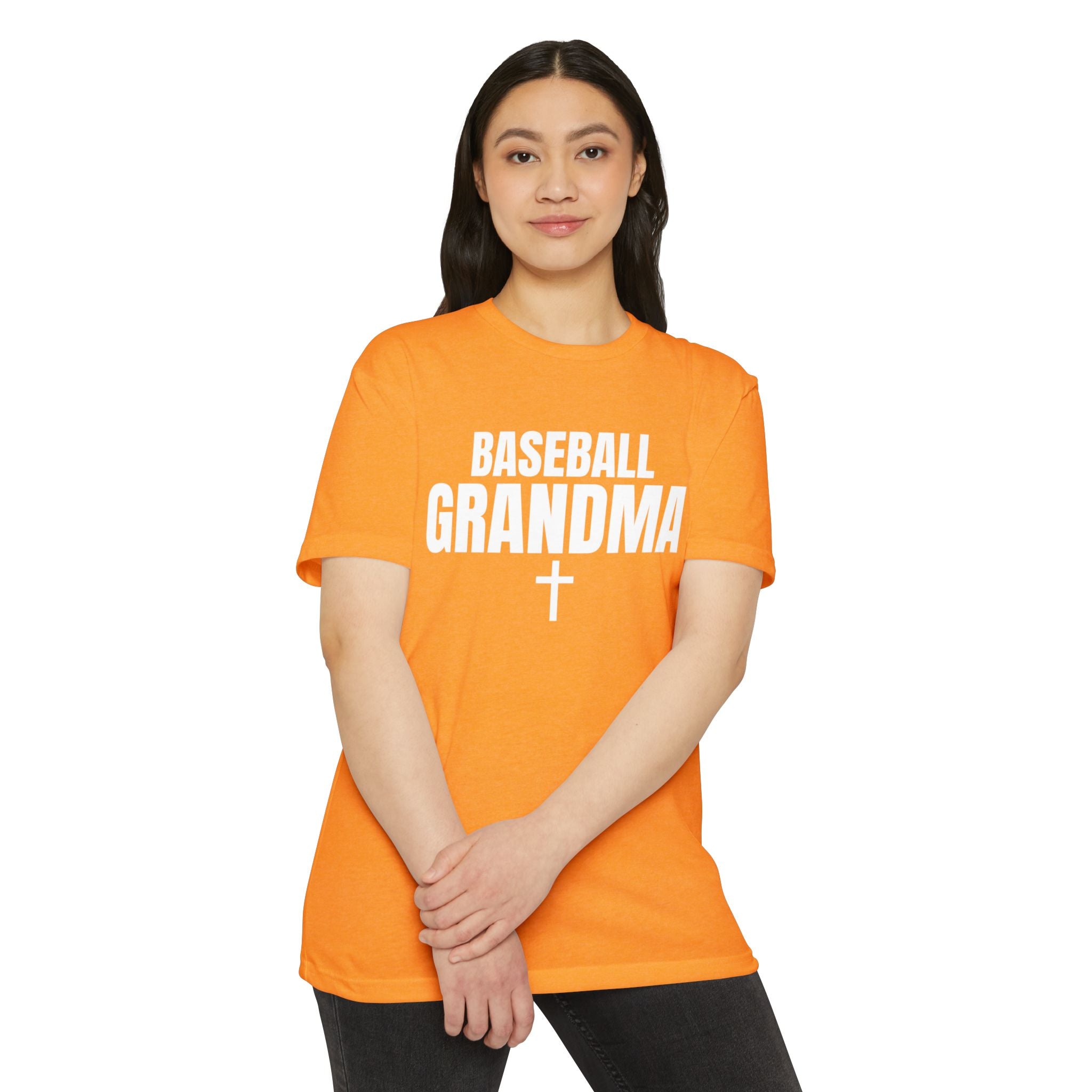 Baseball Grandma T-Shirt — Custom Back Name & Number