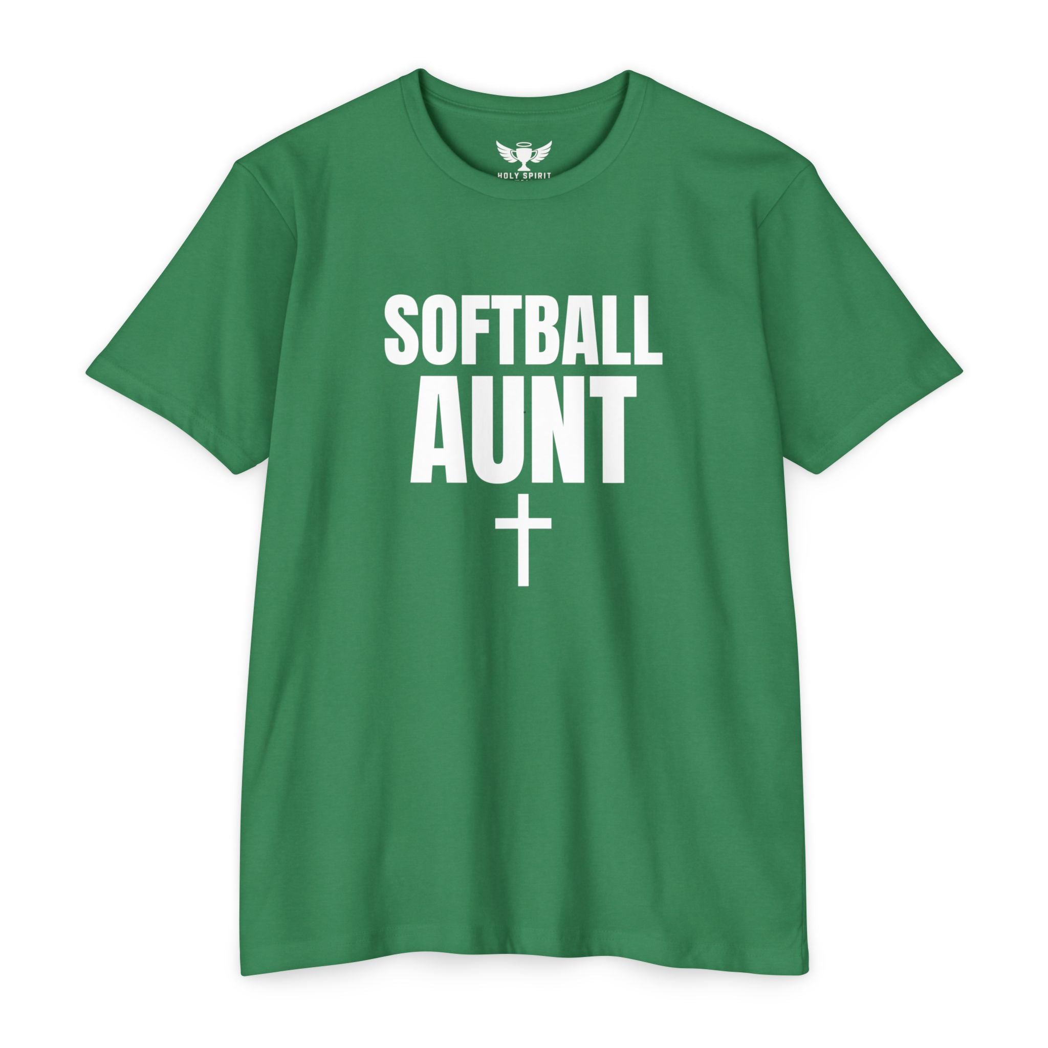 Softball Aunt T-Shirt — Custom Name & Number