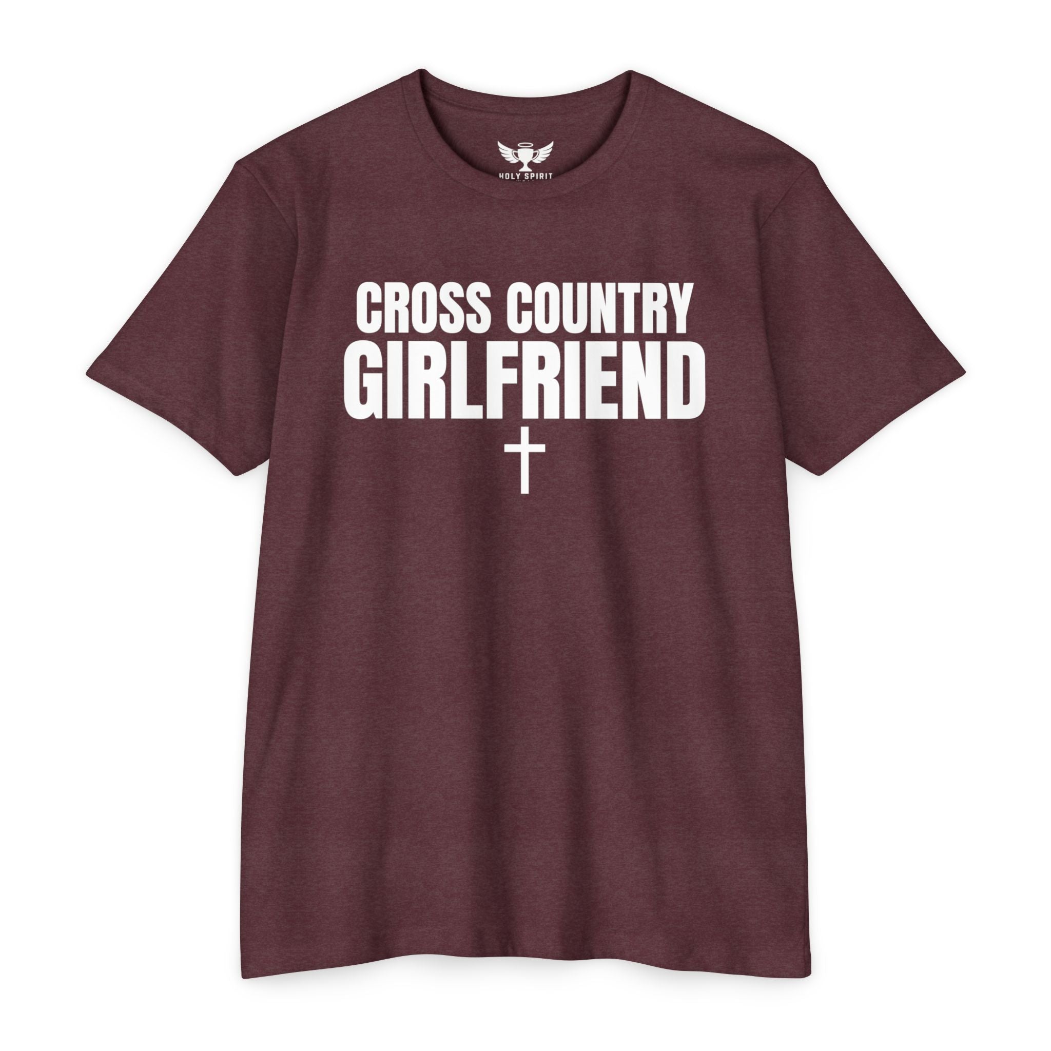 Cross Country Girlfriend T-Shirt — Custom Name & Number Sports Tee