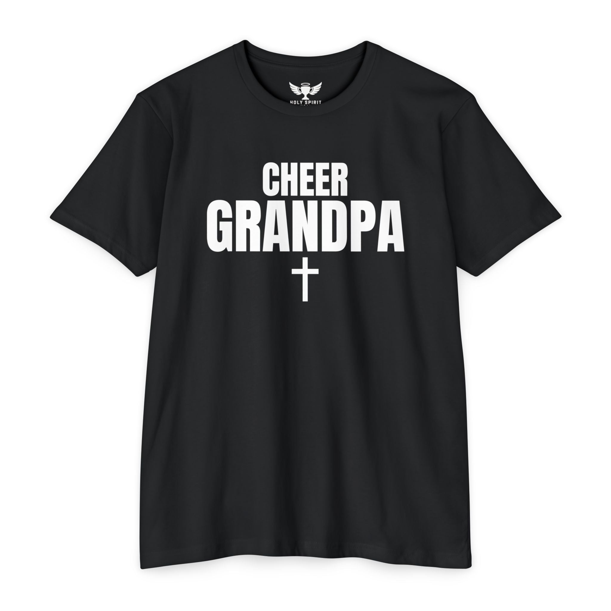Cheer Grandpa T‑Shirt — Custom Back Name & Number
