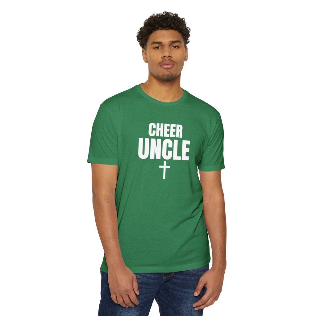 Cheer Uncle T‑Shirt — Personalized Back Number Jersey Tee