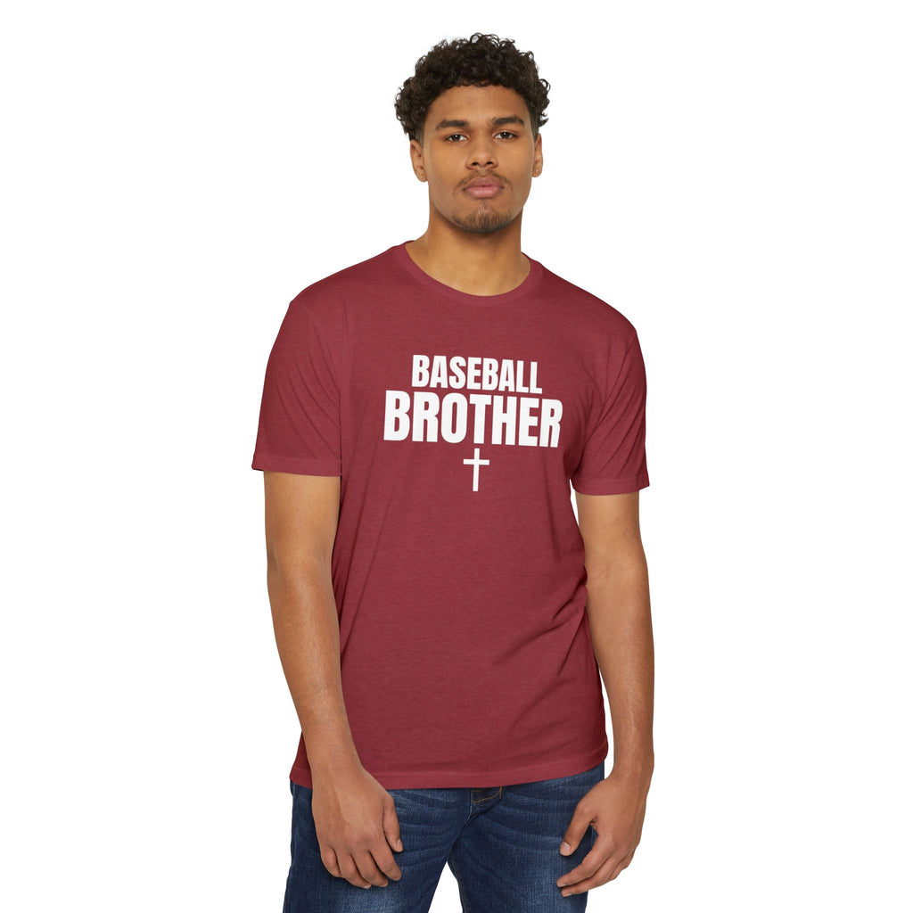 Baseball Brother T-Shirt — Custom Back Name & Number
