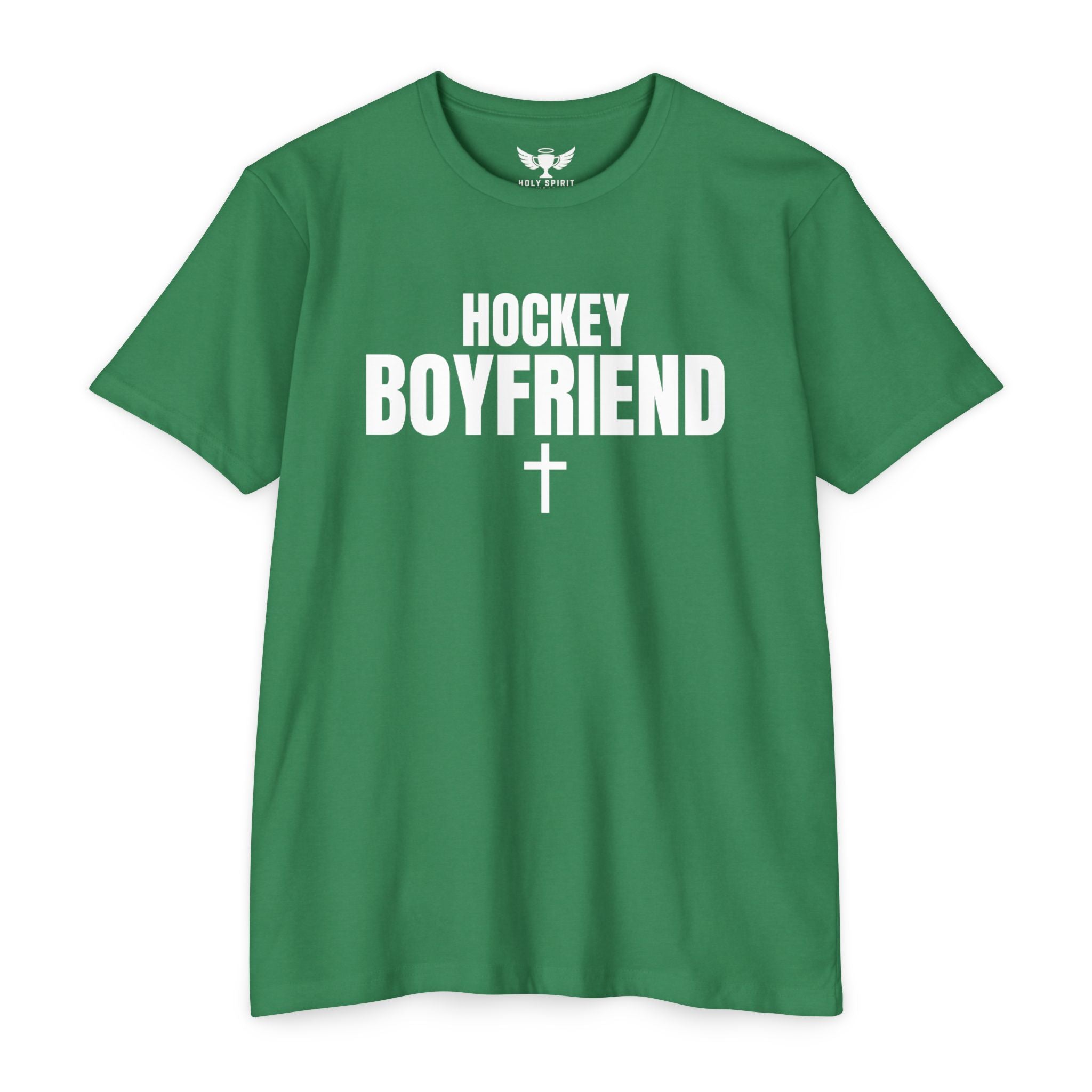 Hockey Boyfriend T-Shirt — Custom Name & Number Sports Tee
