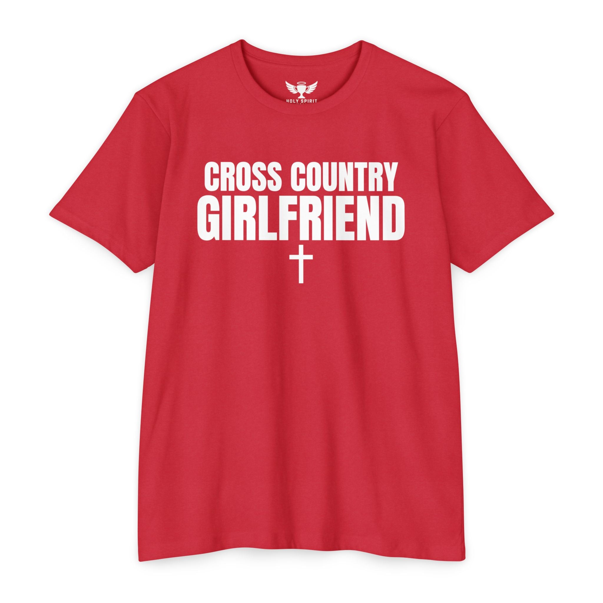Cross Country Girlfriend T-Shirt — Custom Name & Number Sports Tee