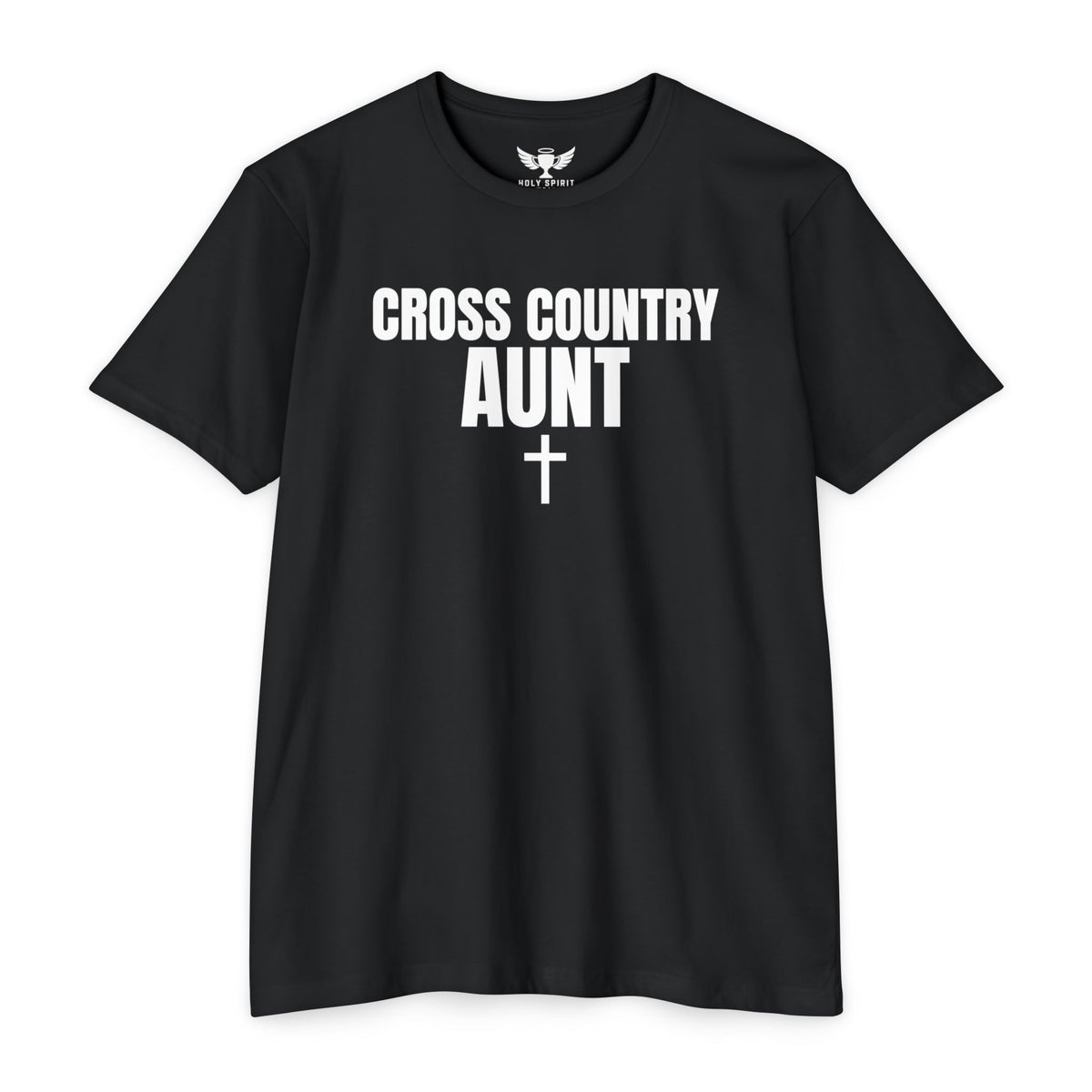 Cross Country Aunt T-Shirt — Custom Name & Number Sports Tee
