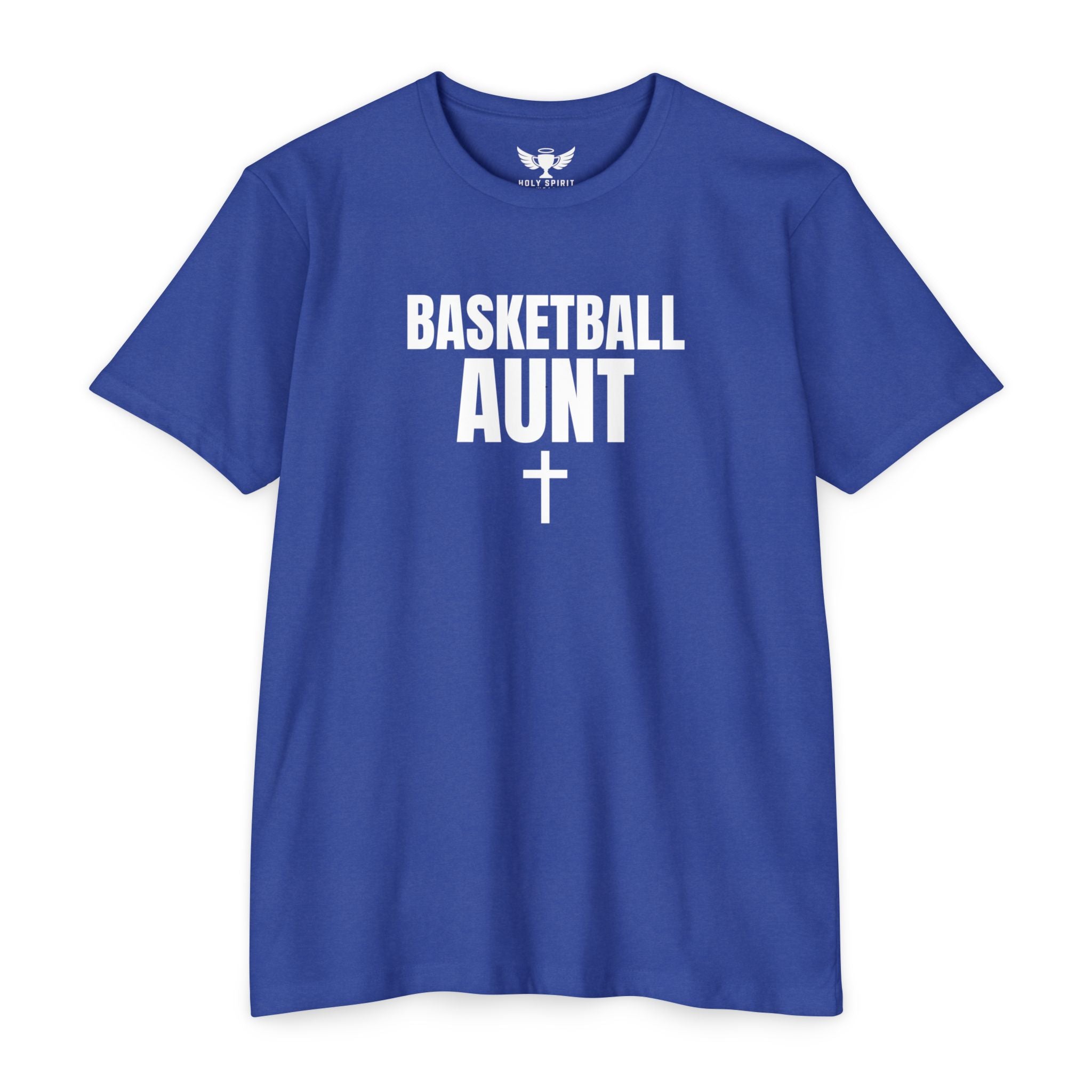 Basketball Aunt T-Shirt — Custom Back Name & Number