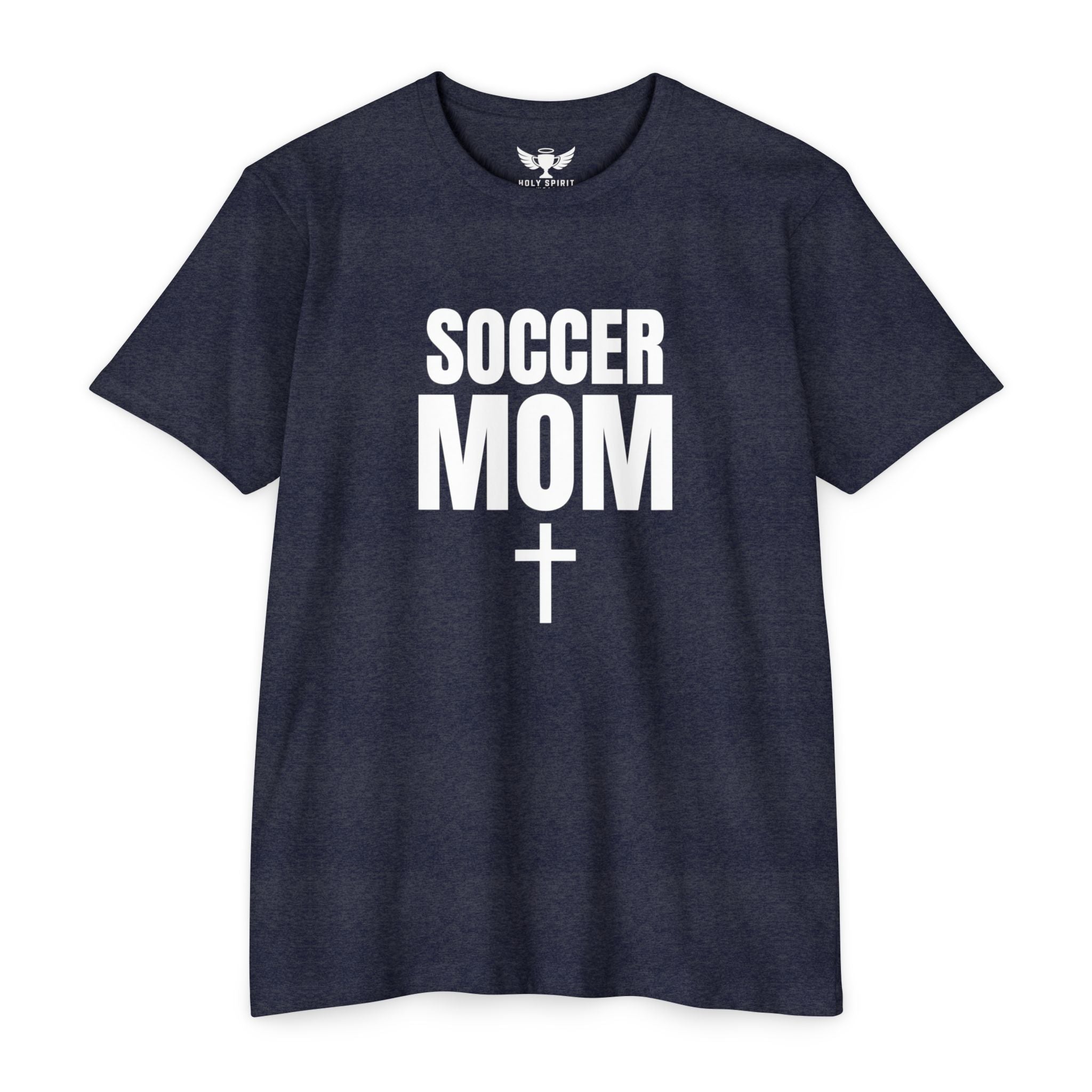 Soccer Mom T-Shirt — Custom Name & Number Sports Tee