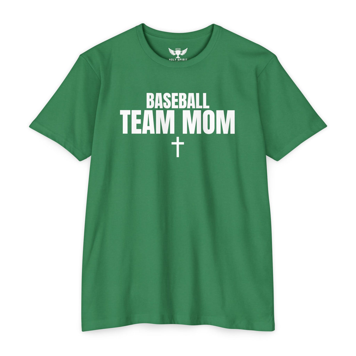 Baseball Team Mom T-Shirt — Custom Back Name & Number