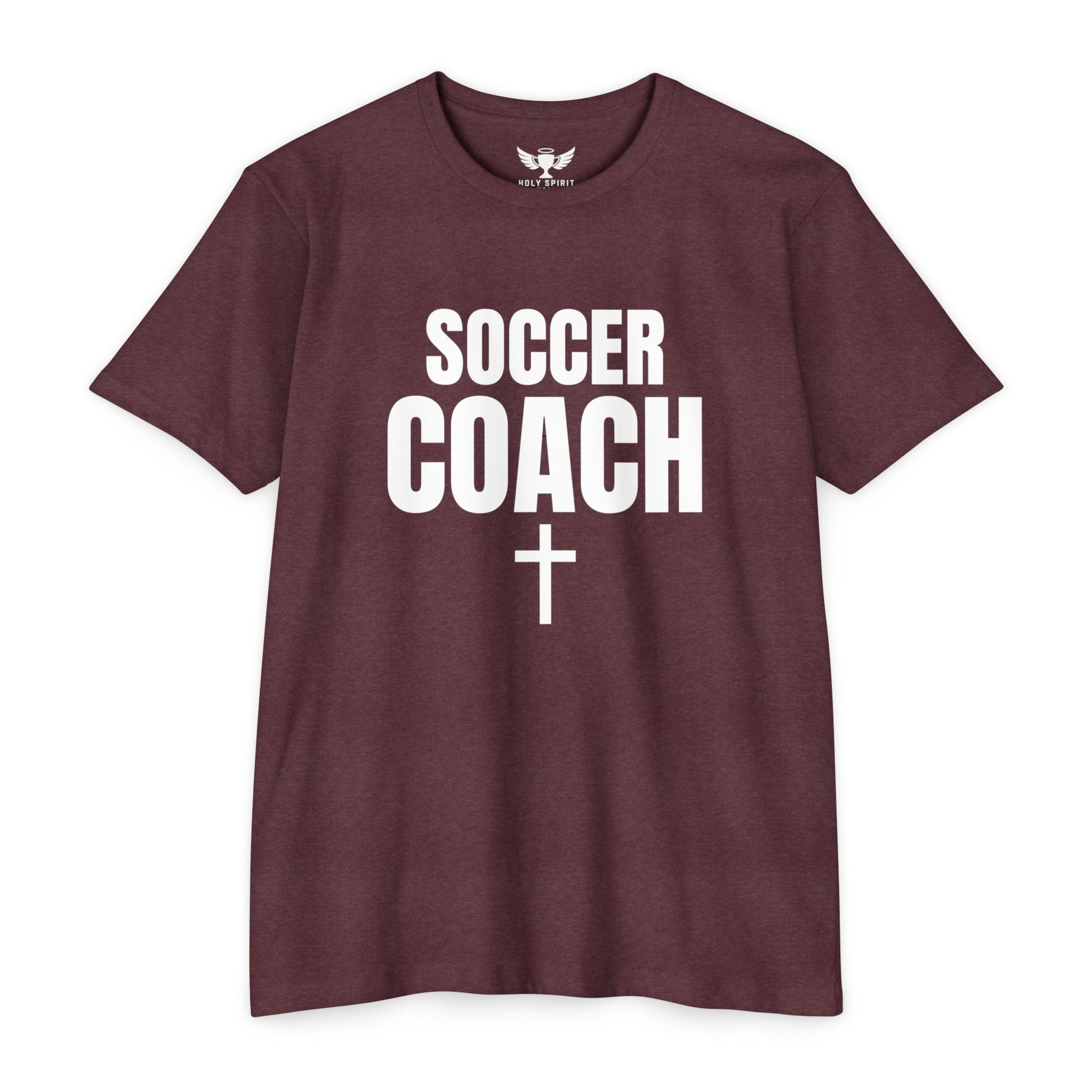 Soccer Coach T-Shirt — Custom Name & Number Sports Tee