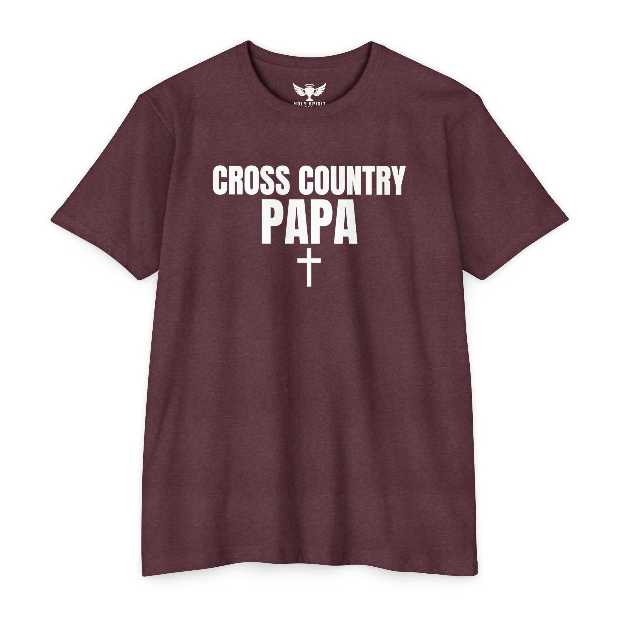 Cross Country Papa T-Shirt — Custom Back Name & Number