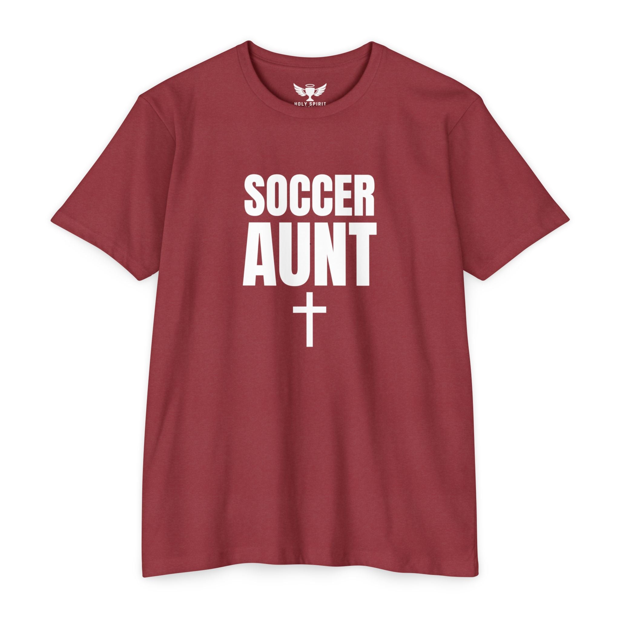 Soccer Aunt T-Shirt — Customizable Back Name & Number