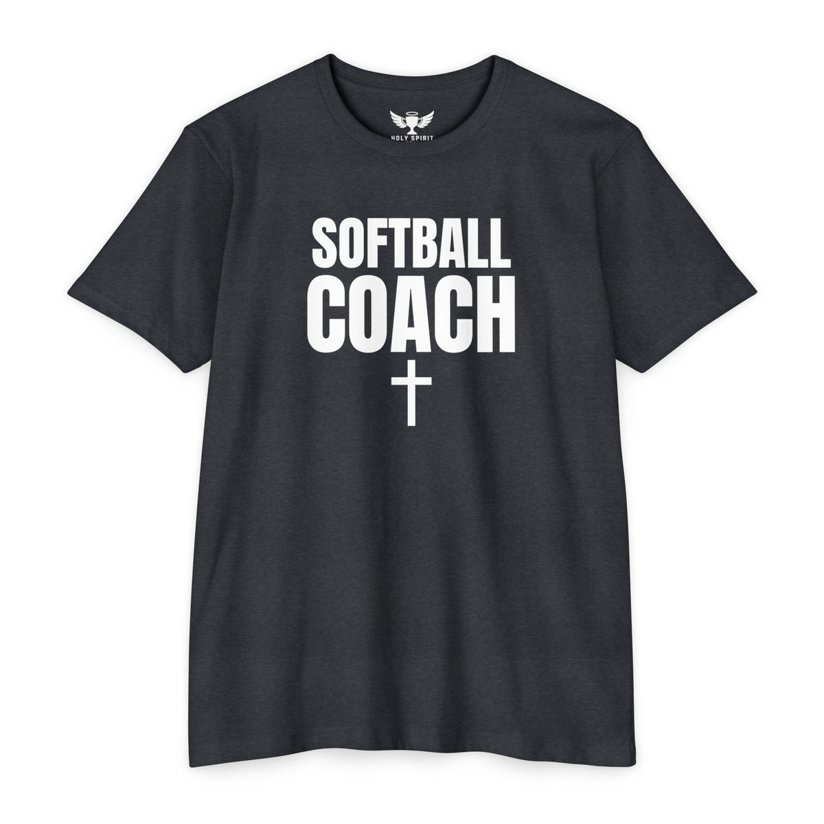 Softball Coach T-Shirt – Custom Back Name & Number