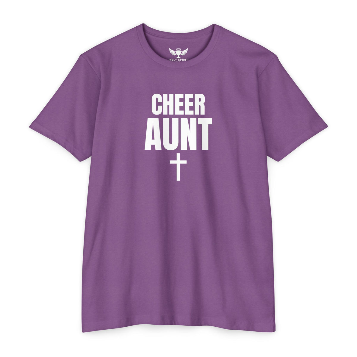 Cheer Aunt T-Shirt — Personalized Back Name & Number