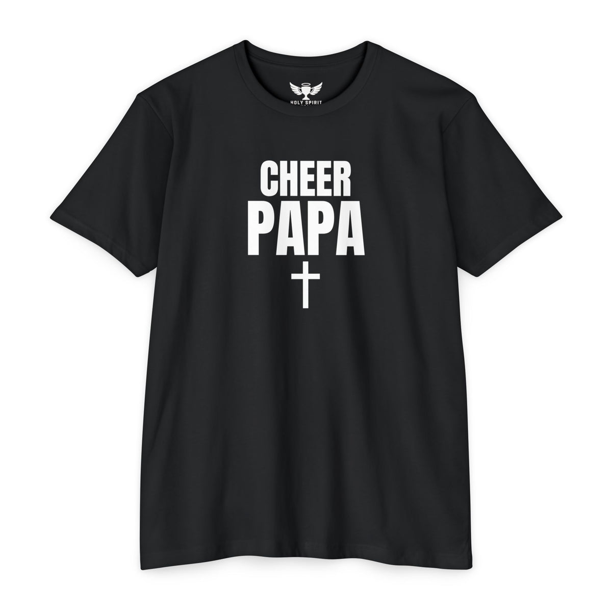 Cheer Papa T-Shirt — Personalized Back Name & Number