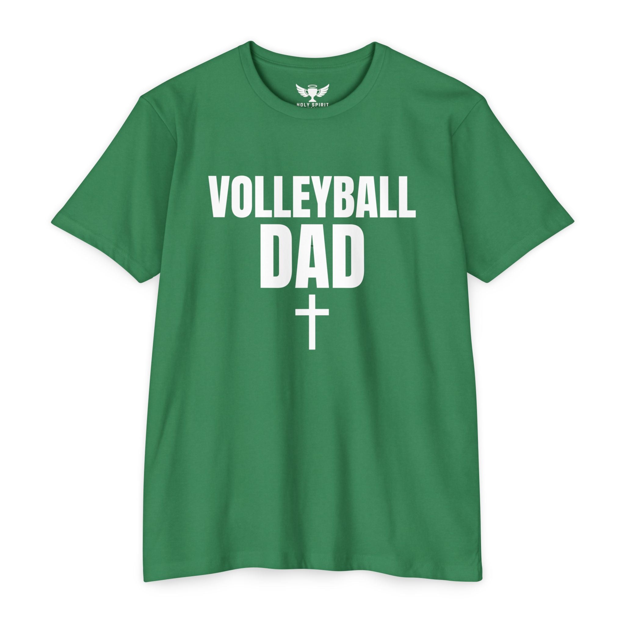 Volleyball Dad T-Shirt — Custom Name & Number Sports Tee
