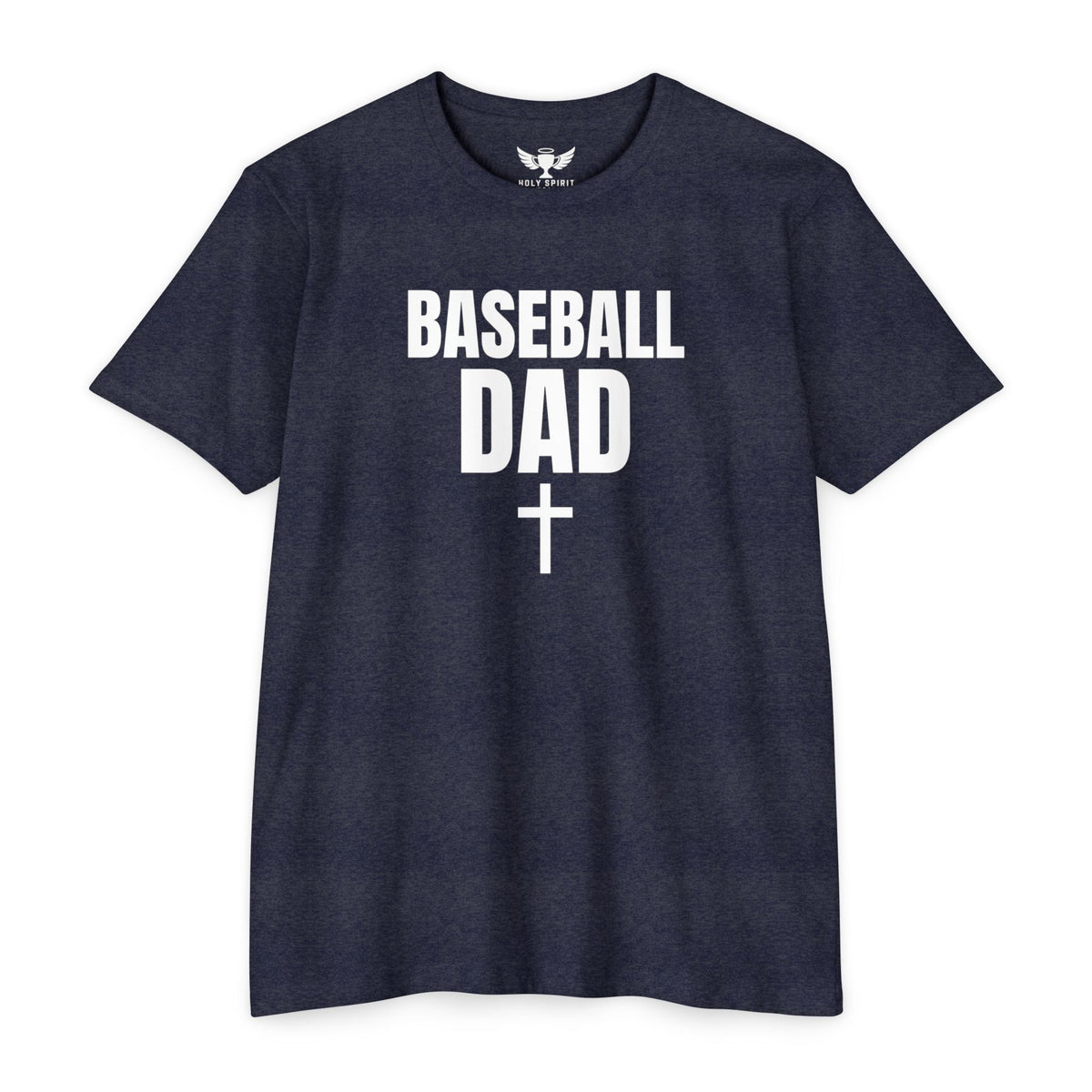 Baseball Dad T-Shirt — Custom Back Name & Number