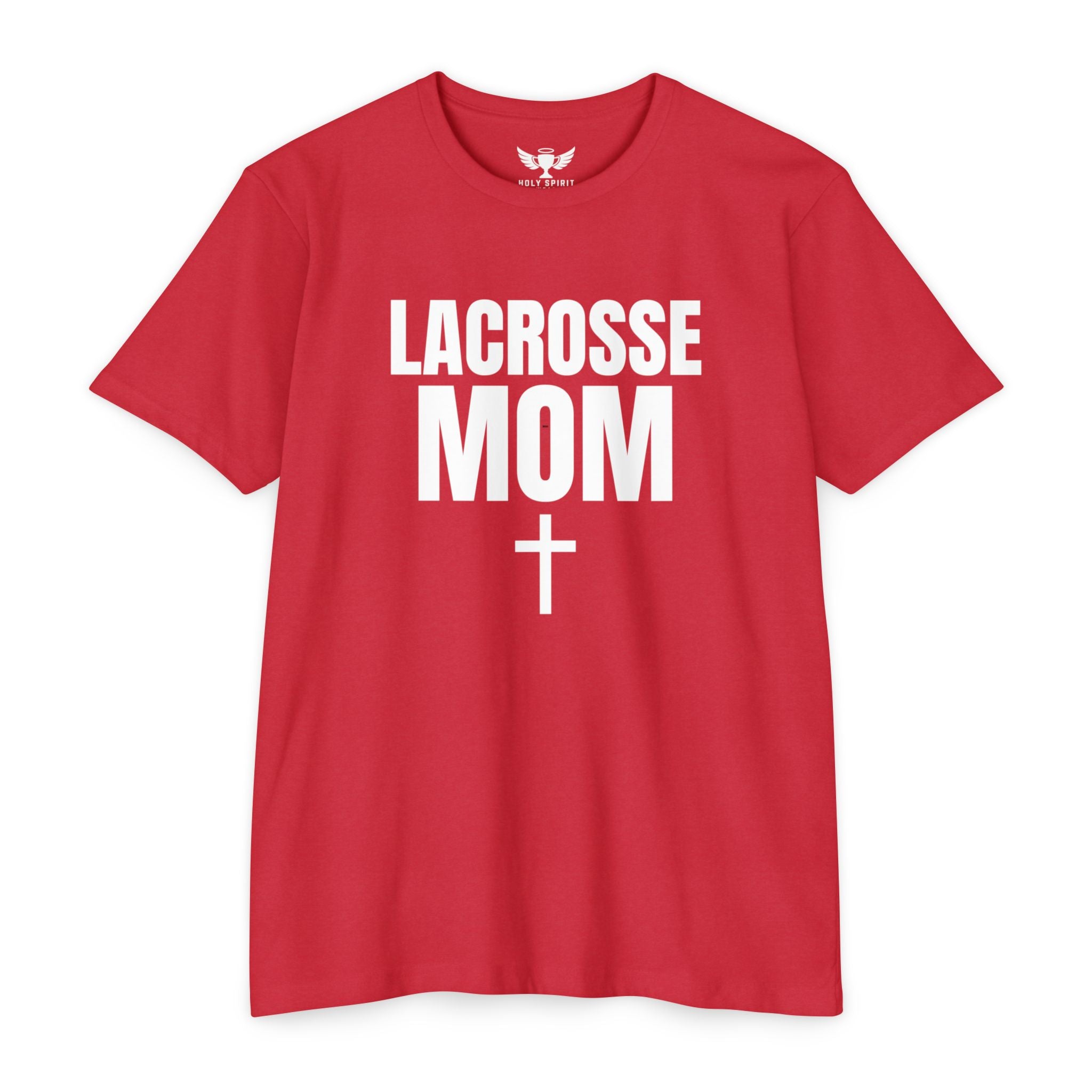 Lacrosse Mom T-Shirt - Custom Name & Number Sports Tee