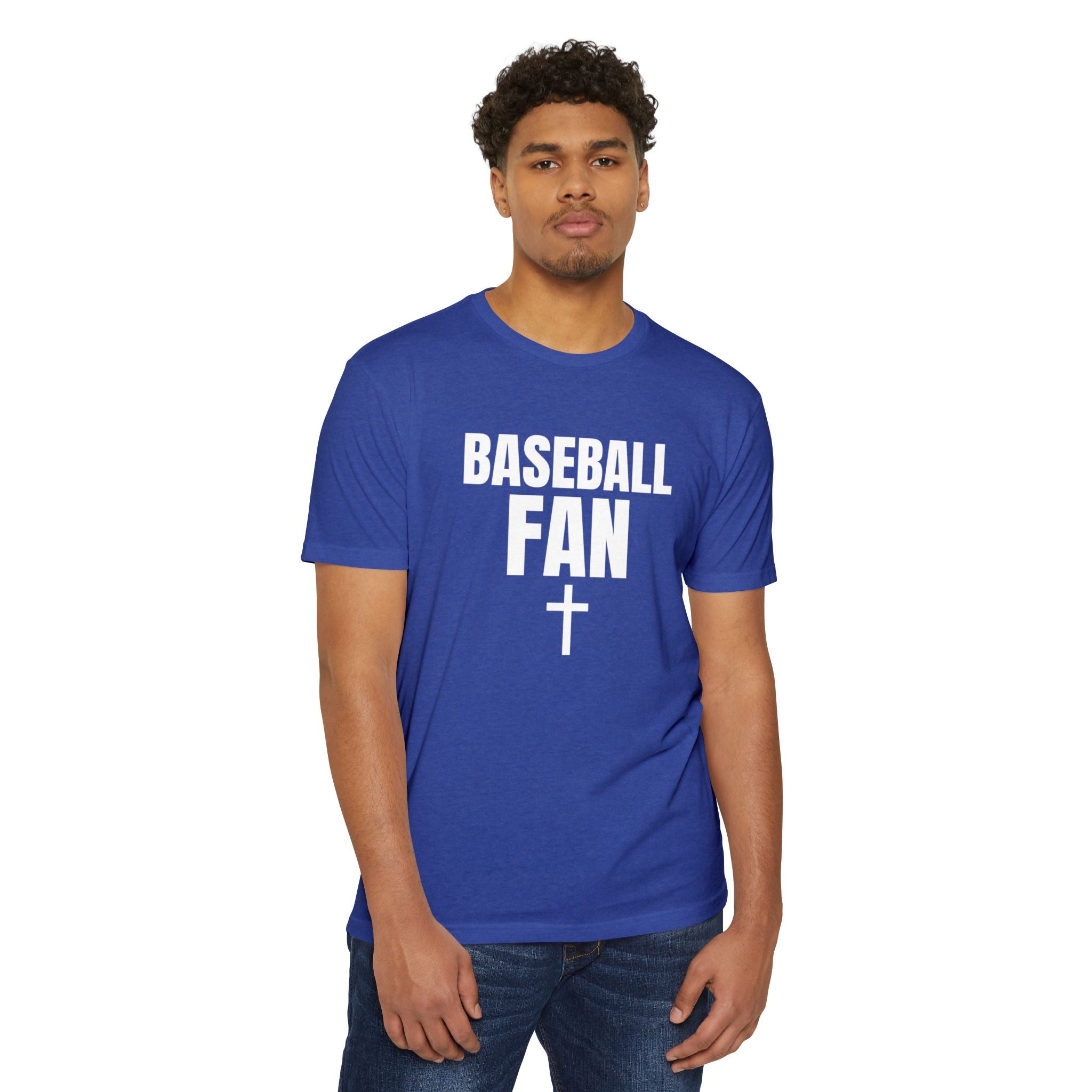 Baseball Fan T-Shirt — Custom Back Name & Number