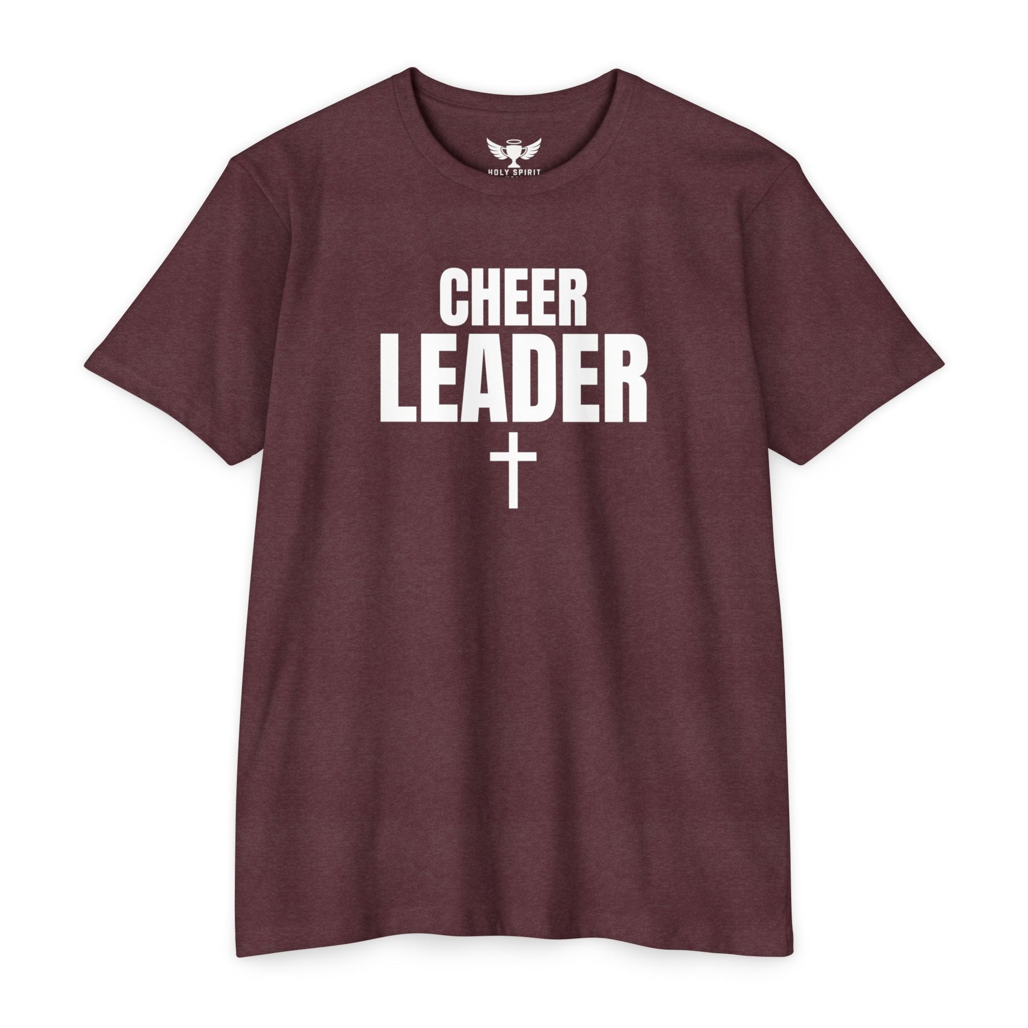 Cheer Leader T-Shirt with Cross — Personalized Back Name & Number