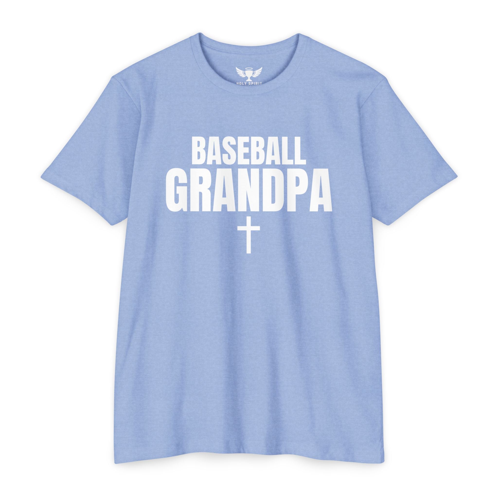 Baseball Grandpa T-Shirt — Custom Back Name & Number