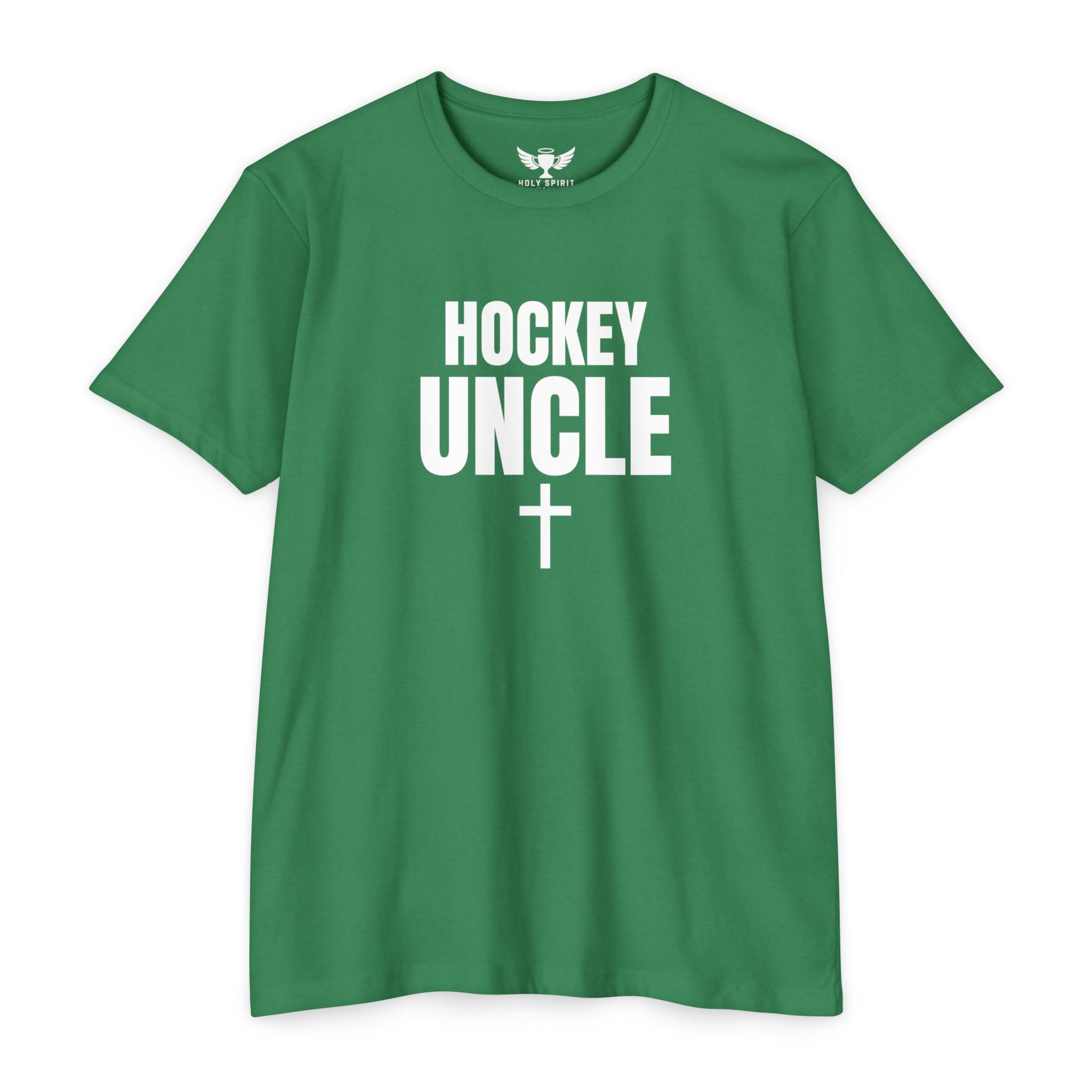 Hockey Uncle T-Shirt — Custom Back Name & Number Sports Tee