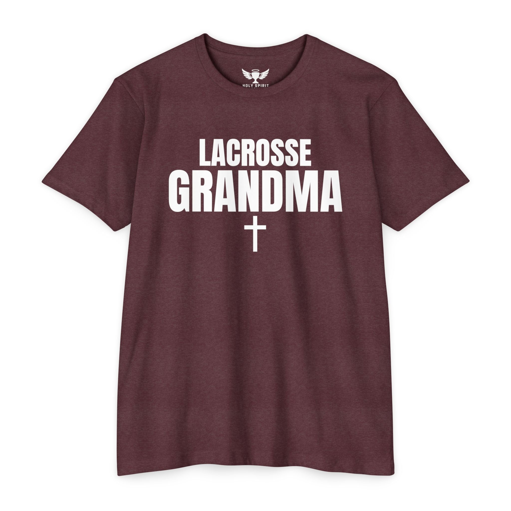 Lacrosse Grandma T-Shirt — Custom Name & Number Sports Tee