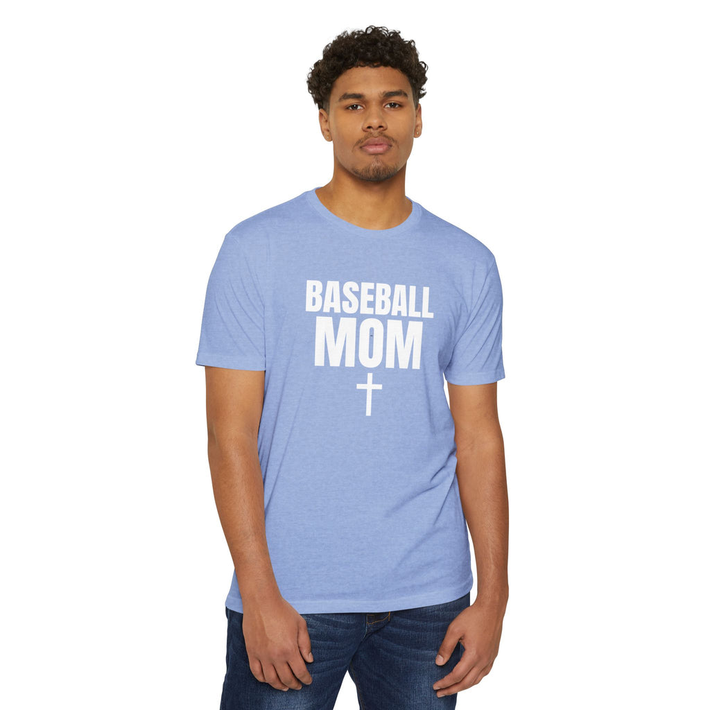 Baseball Mom T-Shirt - Custom Back Name & Number