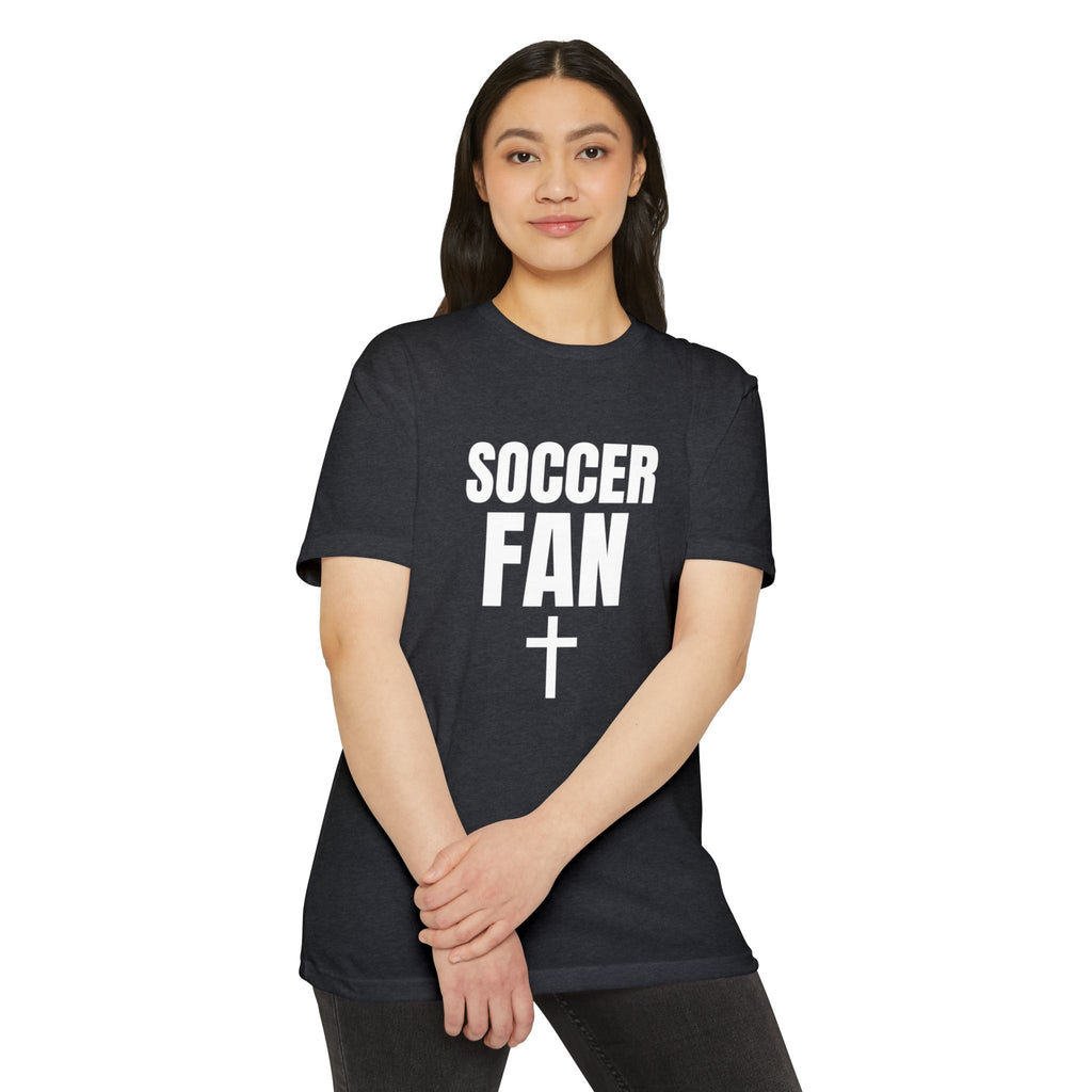 Soccer Fan T-Shirt — Custom Name & Number Jersey Tee