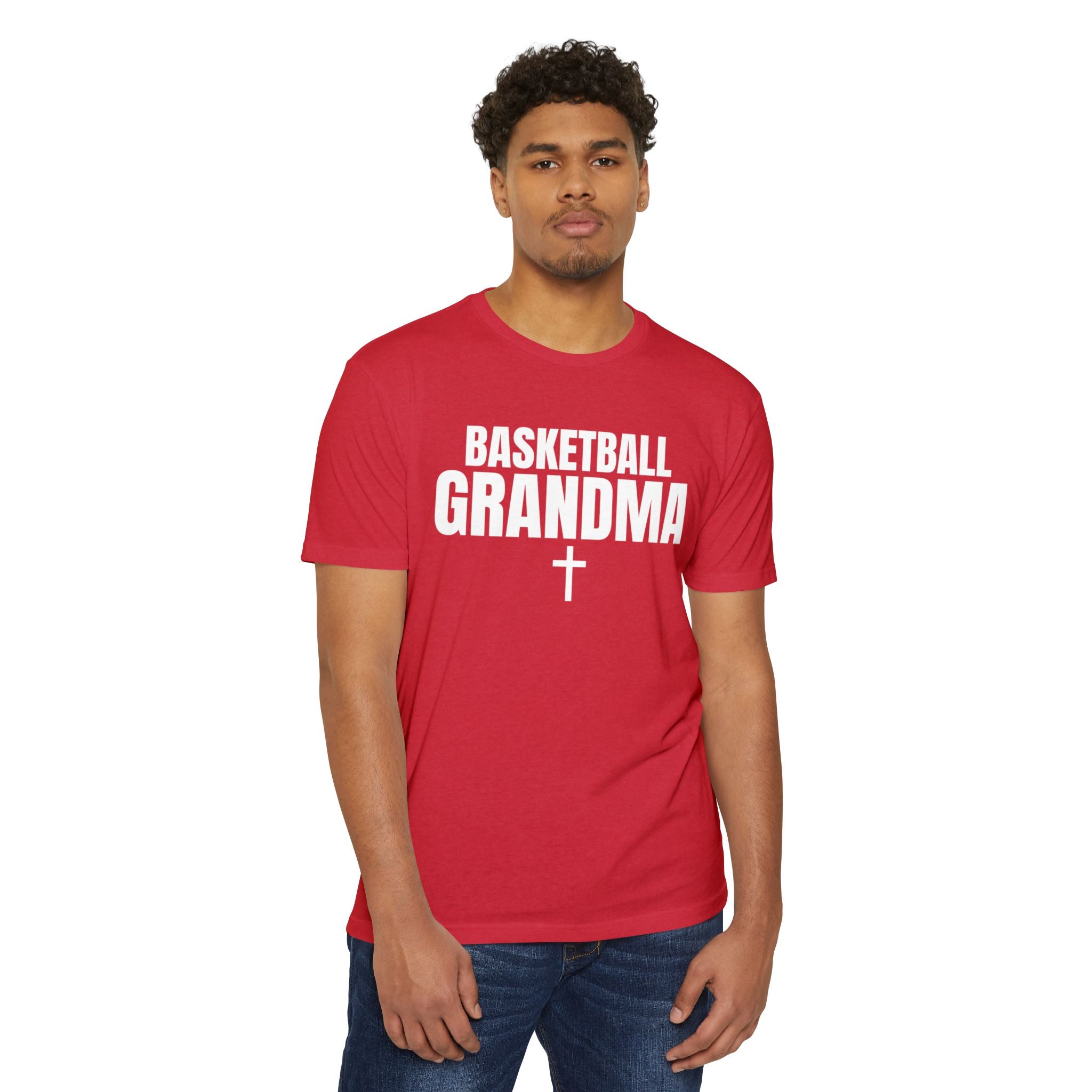 Basketball Grandma T-Shirt - Custom Back Name & Number