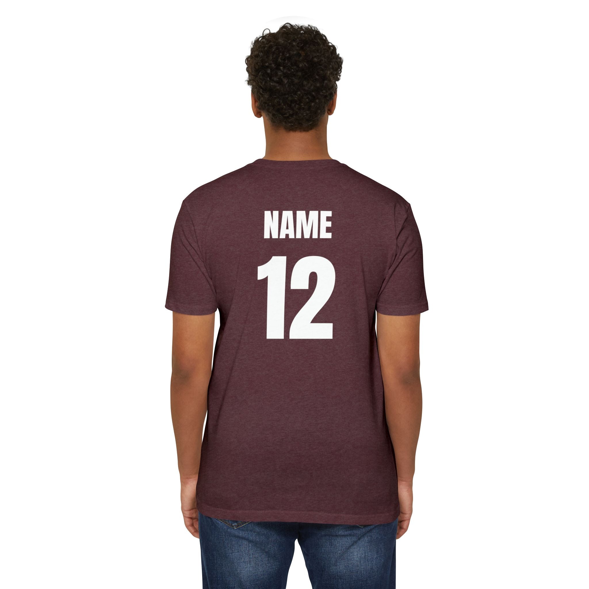 Baseball Mom T-Shirt - Custom Back Name & Number