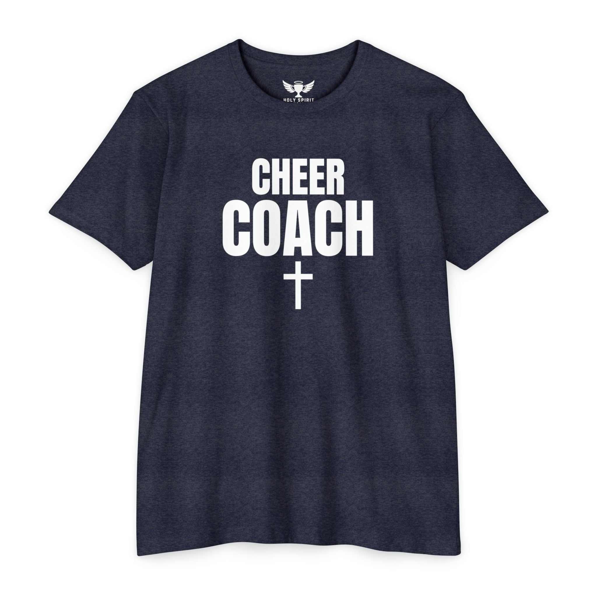 Cheer Coach T-Shirt — Personalized Back Number & Name