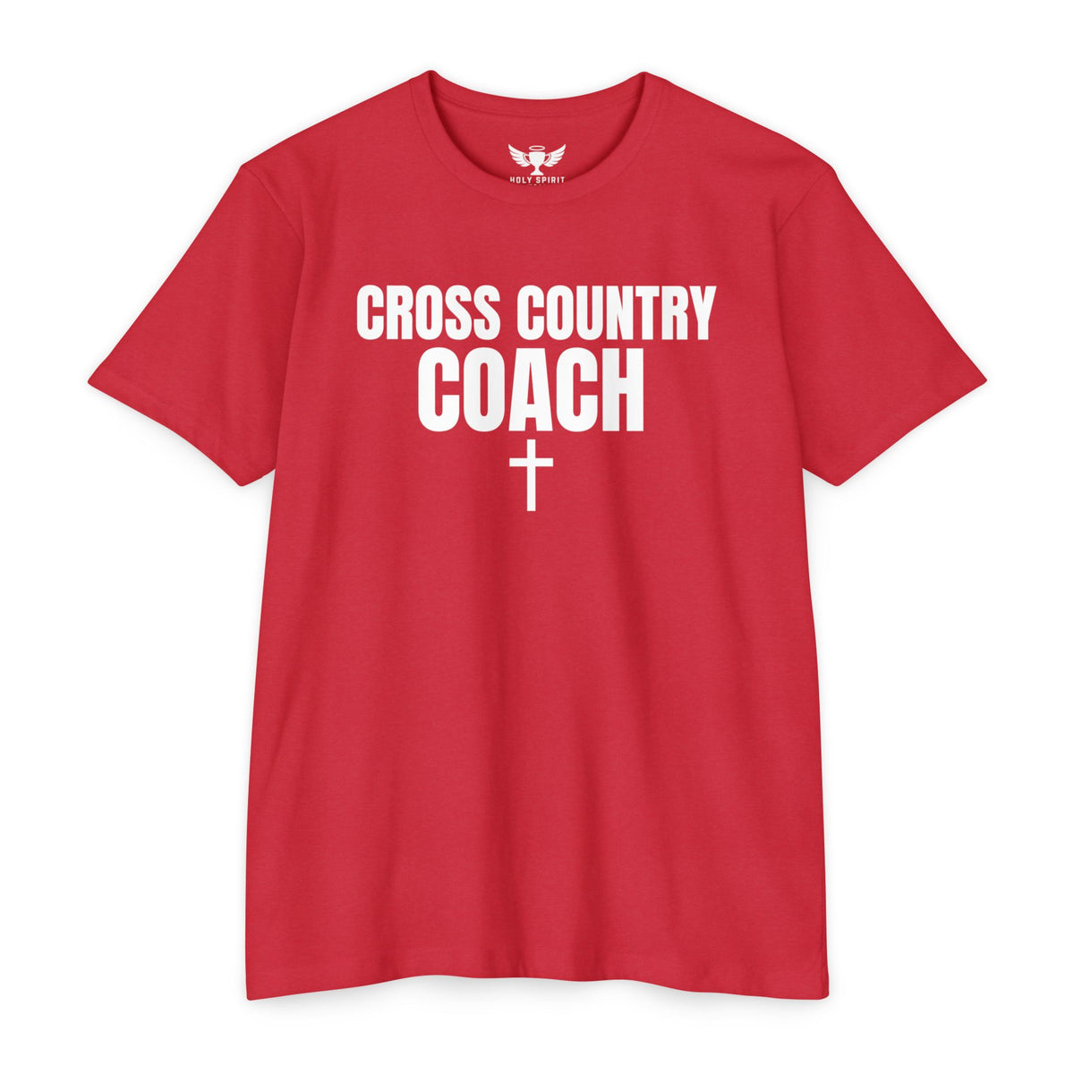 Cross Country Coach T-Shirt — Custom Name & Number Sports Tee