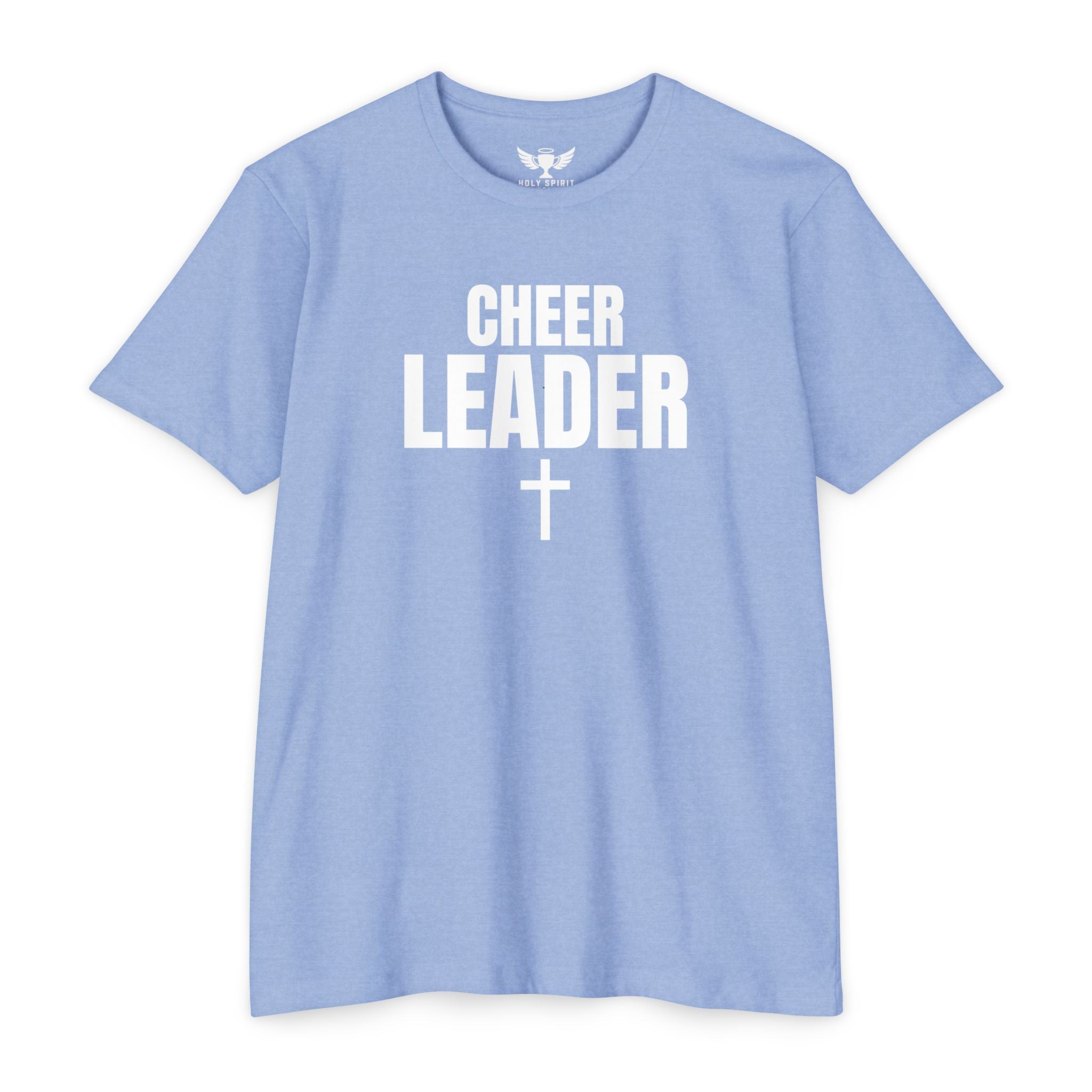 Cheer Leader T-Shirt with Cross — Personalized Back Name & Number