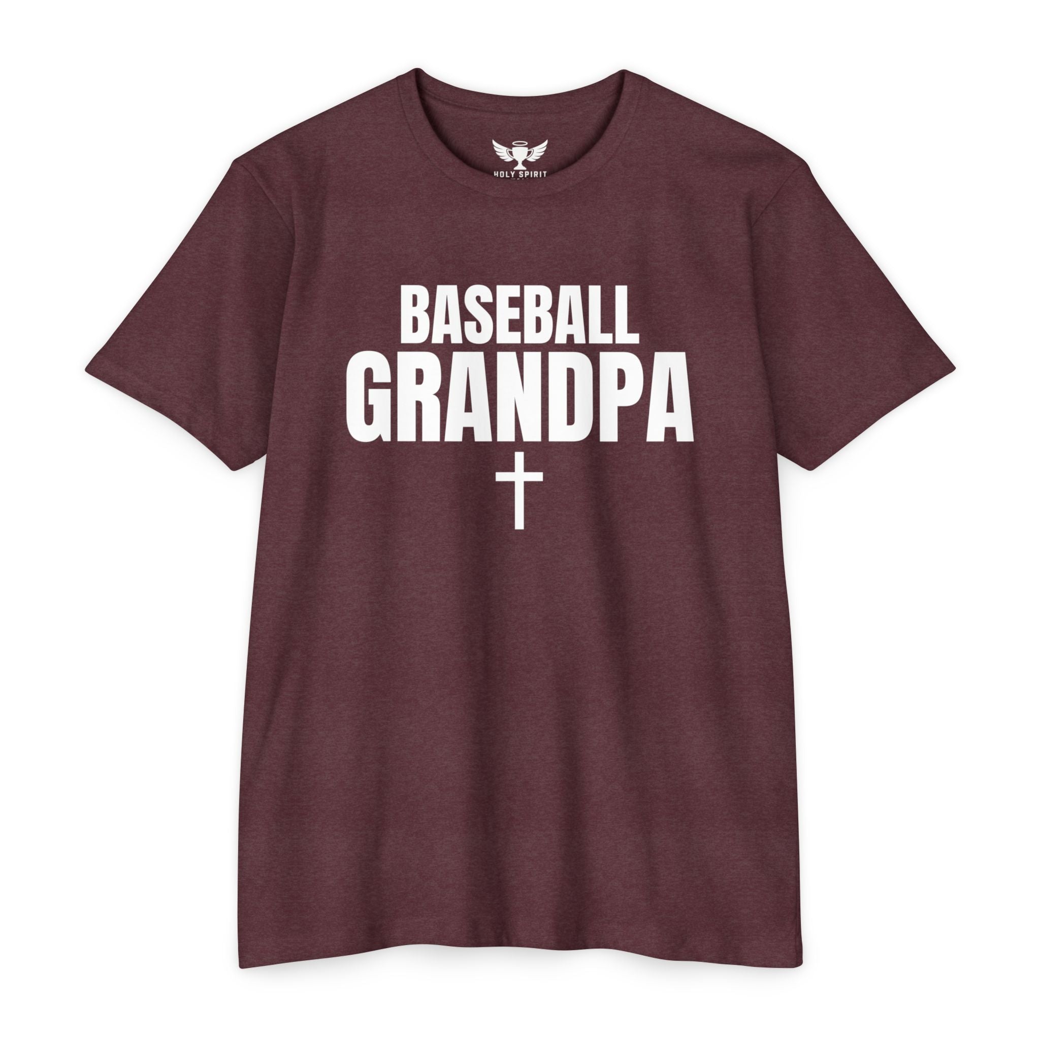 Baseball Grandpa T-Shirt — Custom Back Name & Number