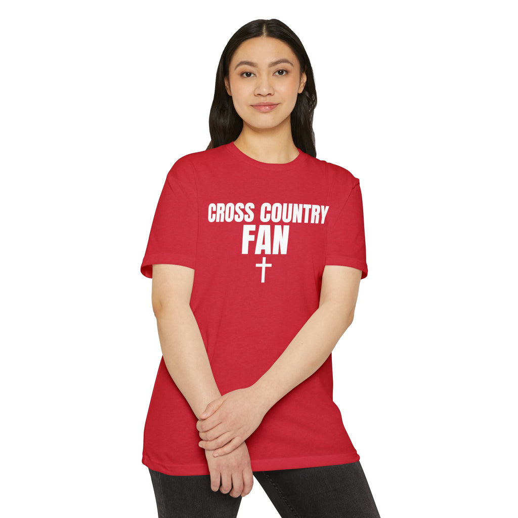 Cross Country Fan T-Shirt — Custom Name & Number Sports Tee