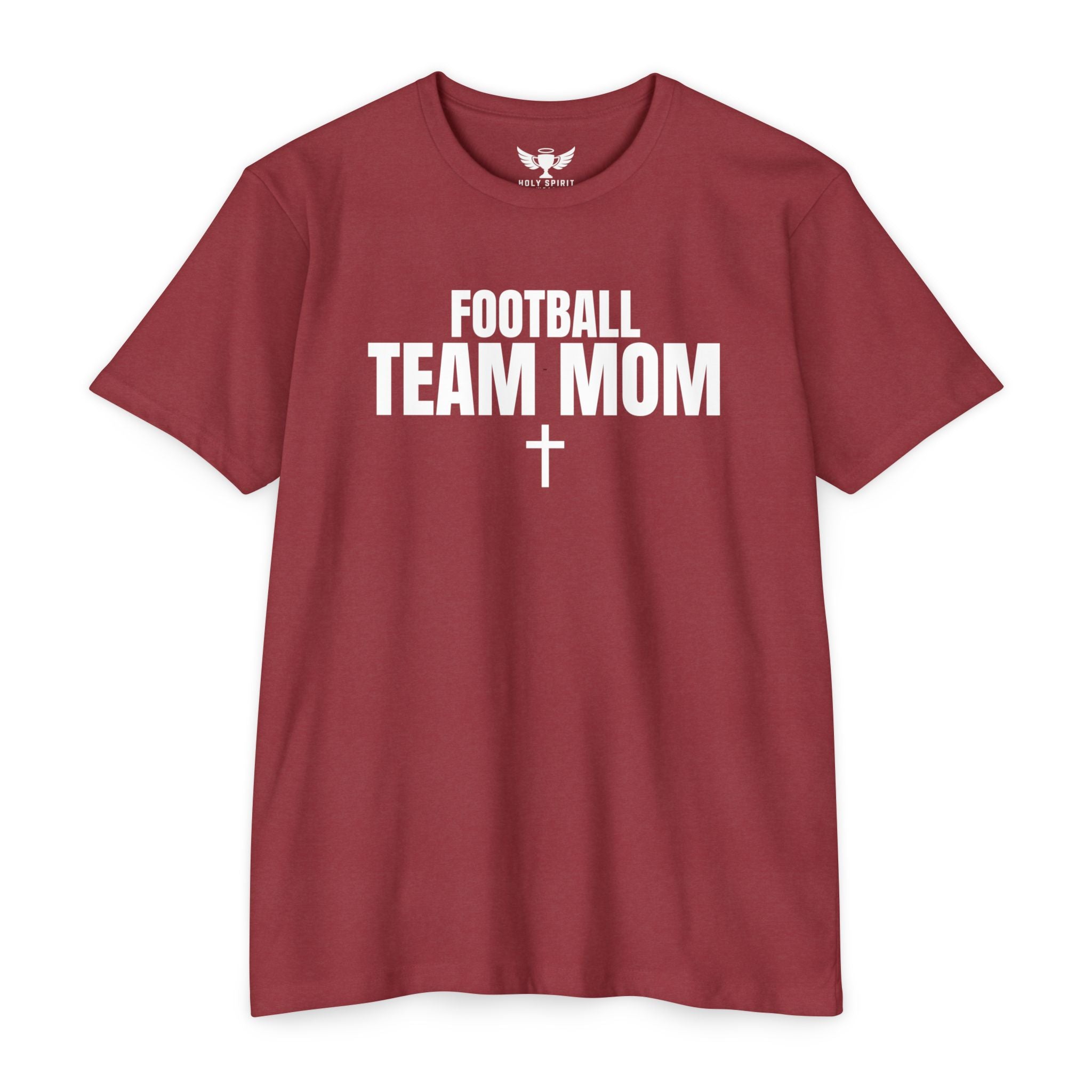 Football Team Mom T-Shirt — Personalized Back Number Jersey