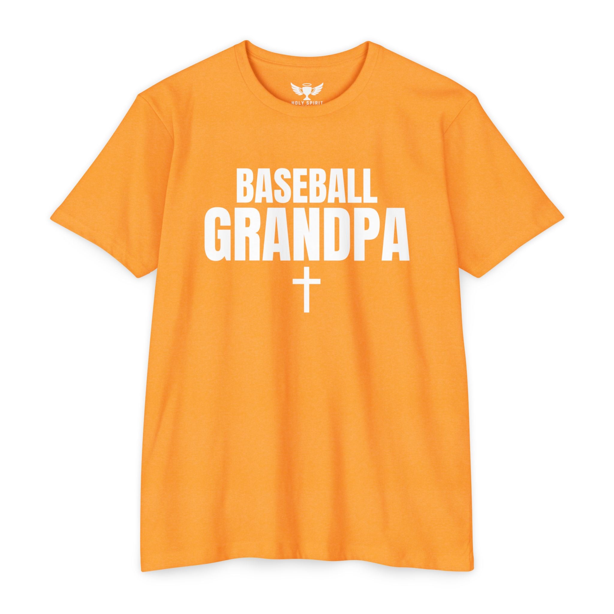 Baseball Grandpa T-Shirt — Custom Back Name & Number