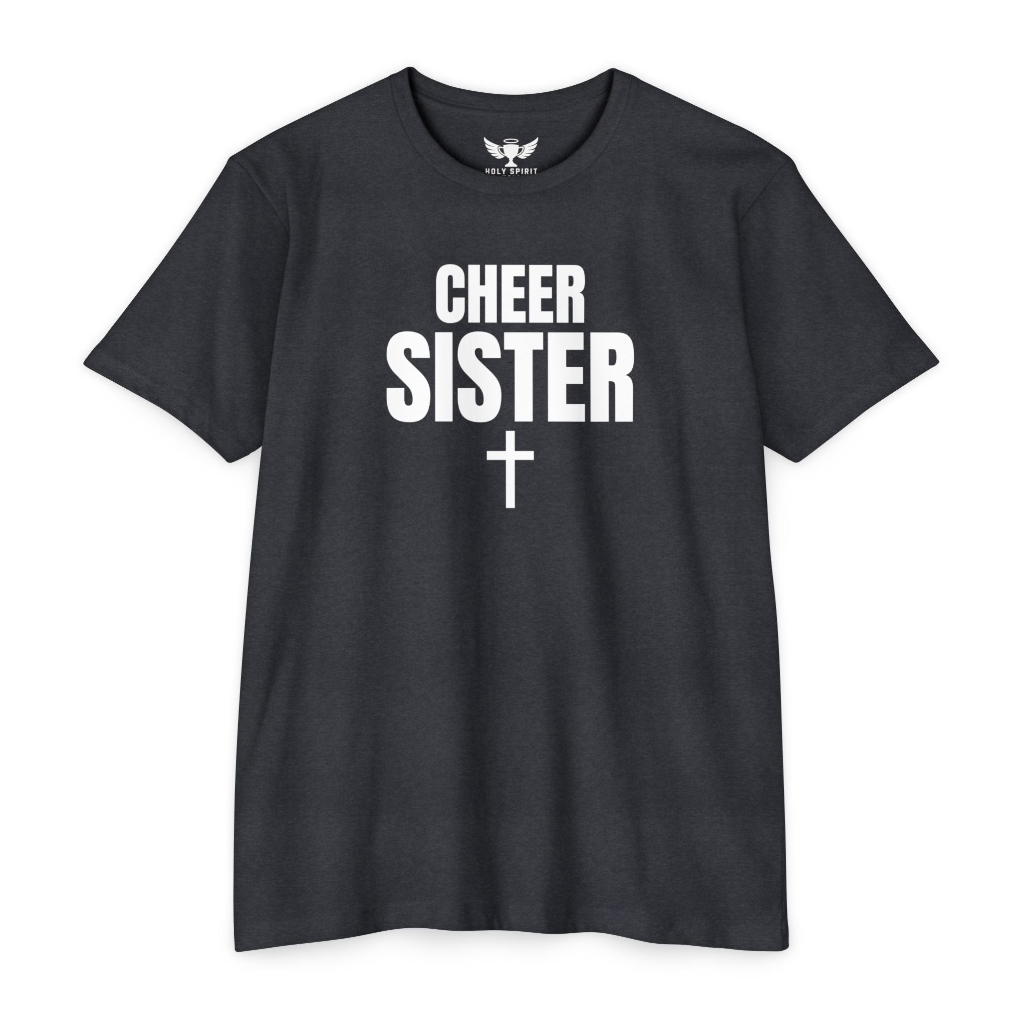 Cheer Sister T-Shirt — Personalized Back Name and Number