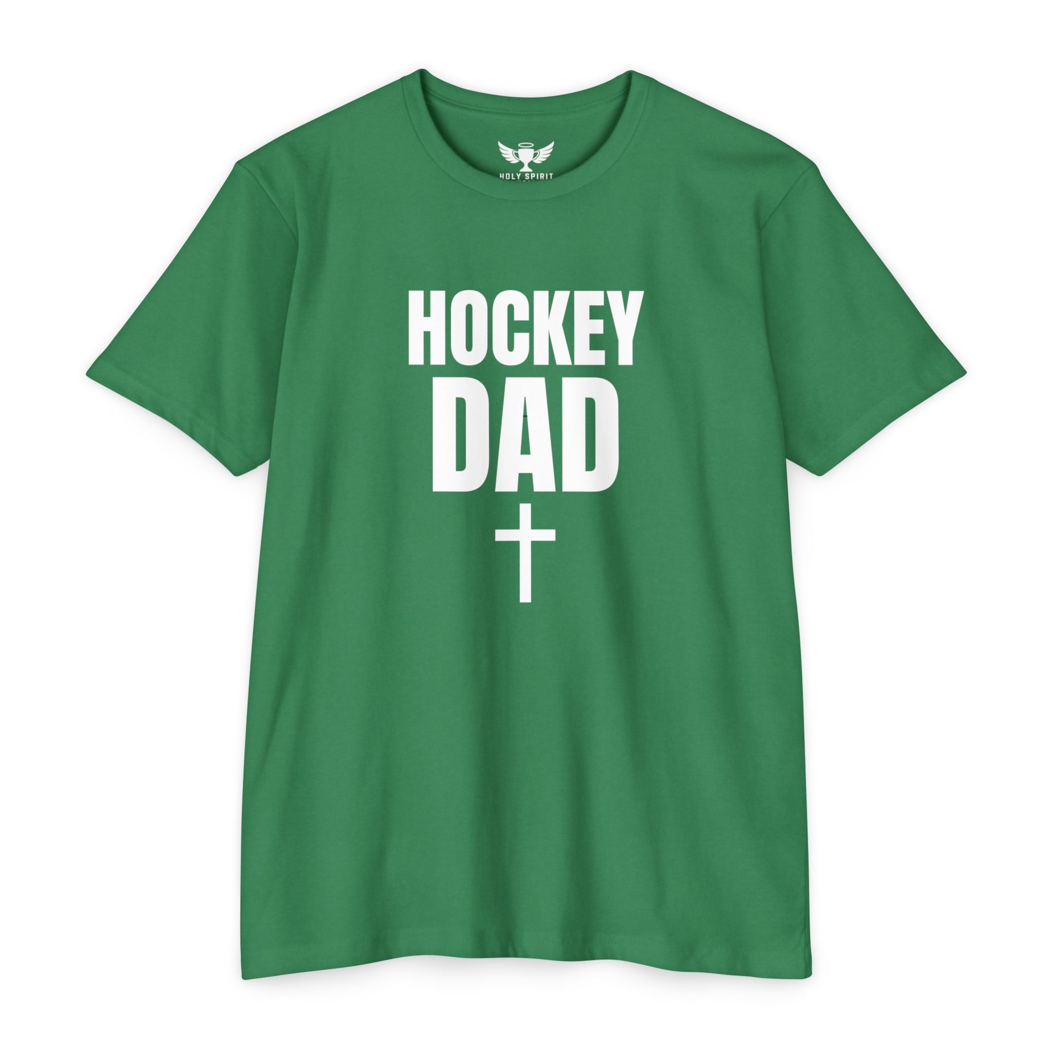 Hockey Dad T-Shirt — Custom Name & Number Sports Tee