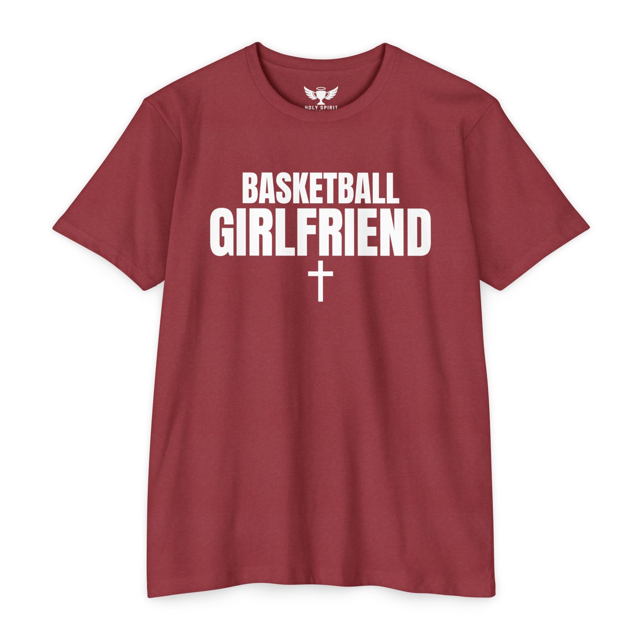 Basketball Girlfriend T-Shirt — Custom Name & Number