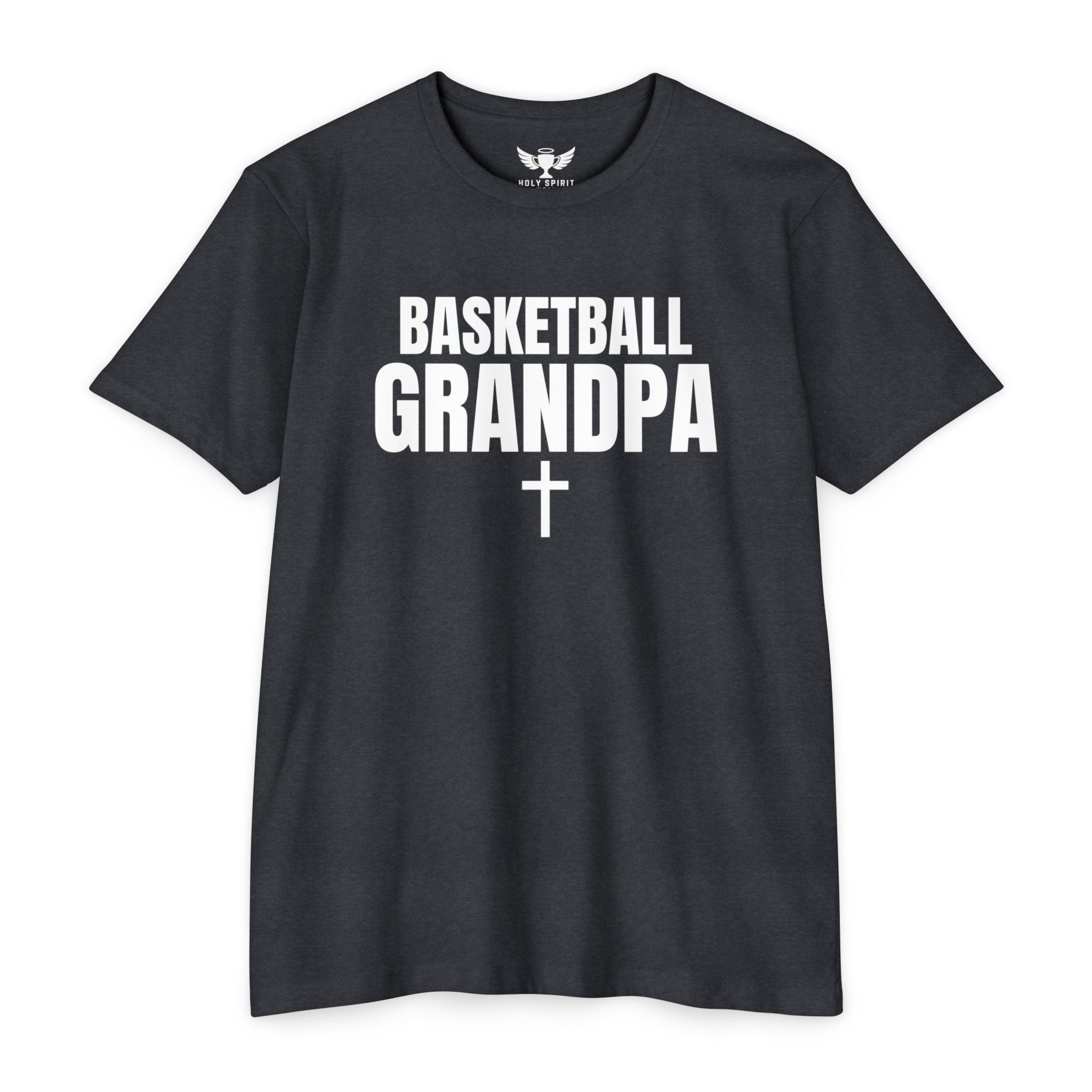 Basketball Grandpa T-Shirt — Custom Back Name & Number