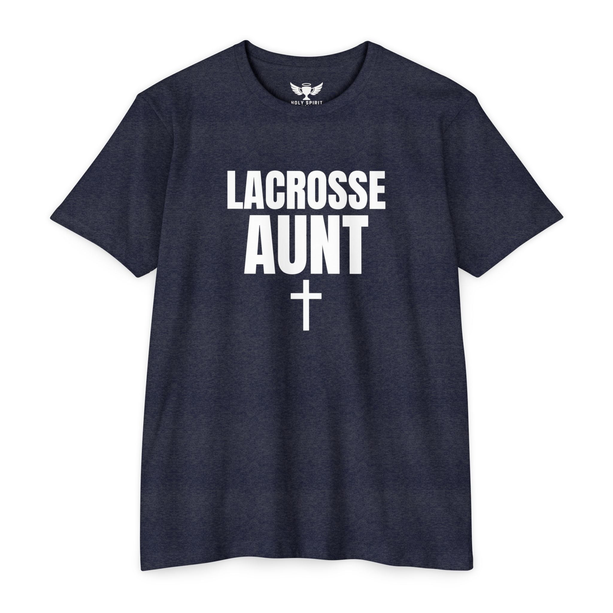 Lacrosse Aunt T-Shirt — Personalized Back Name & Number