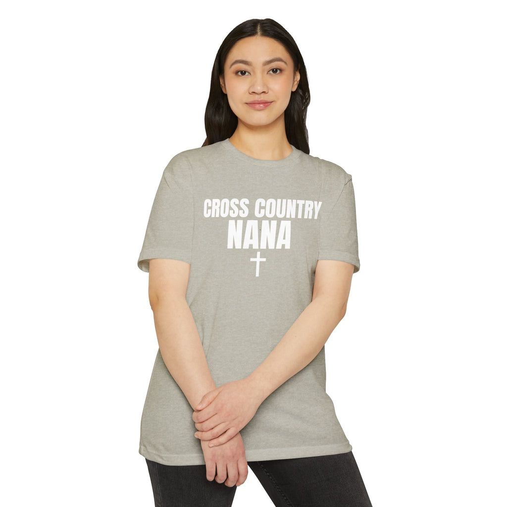 Cross Country Nana T-Shirt — Custom Back Name & Number Tee
