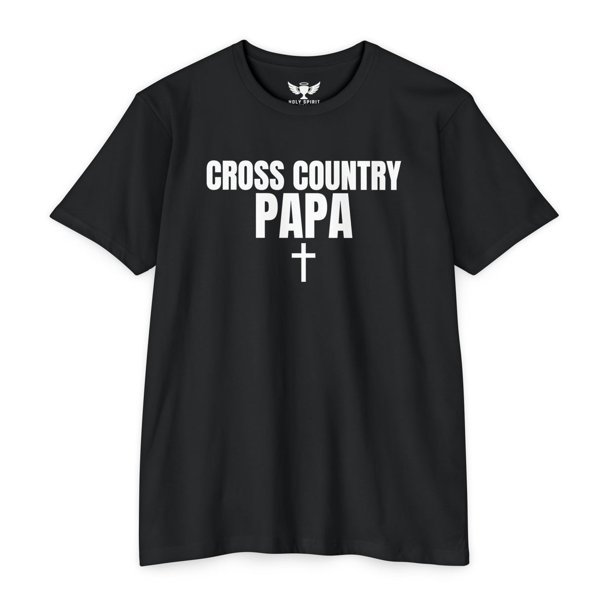 Cross Country Papa T-Shirt — Custom Back Name & Number