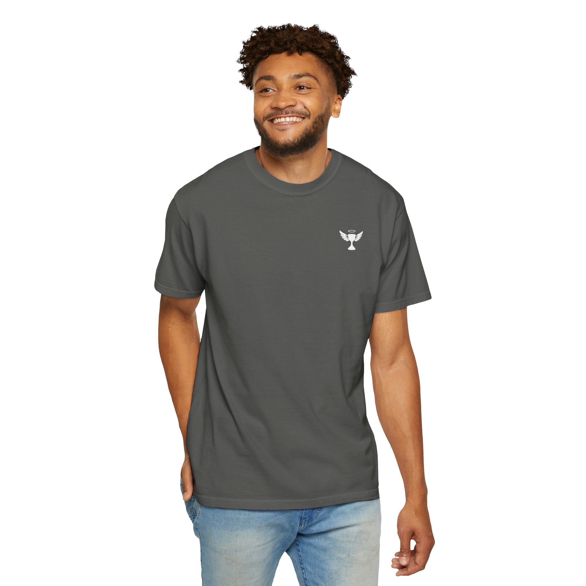 Matthew 19:26 Unisex Logo Casual T-Shirt