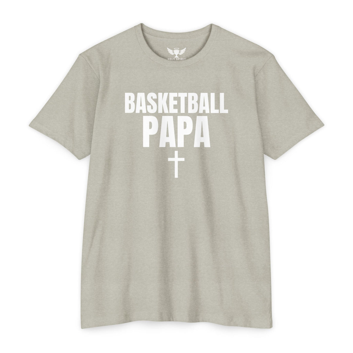 Basketball Papa T-Shirt — Custom Back Name & Number
