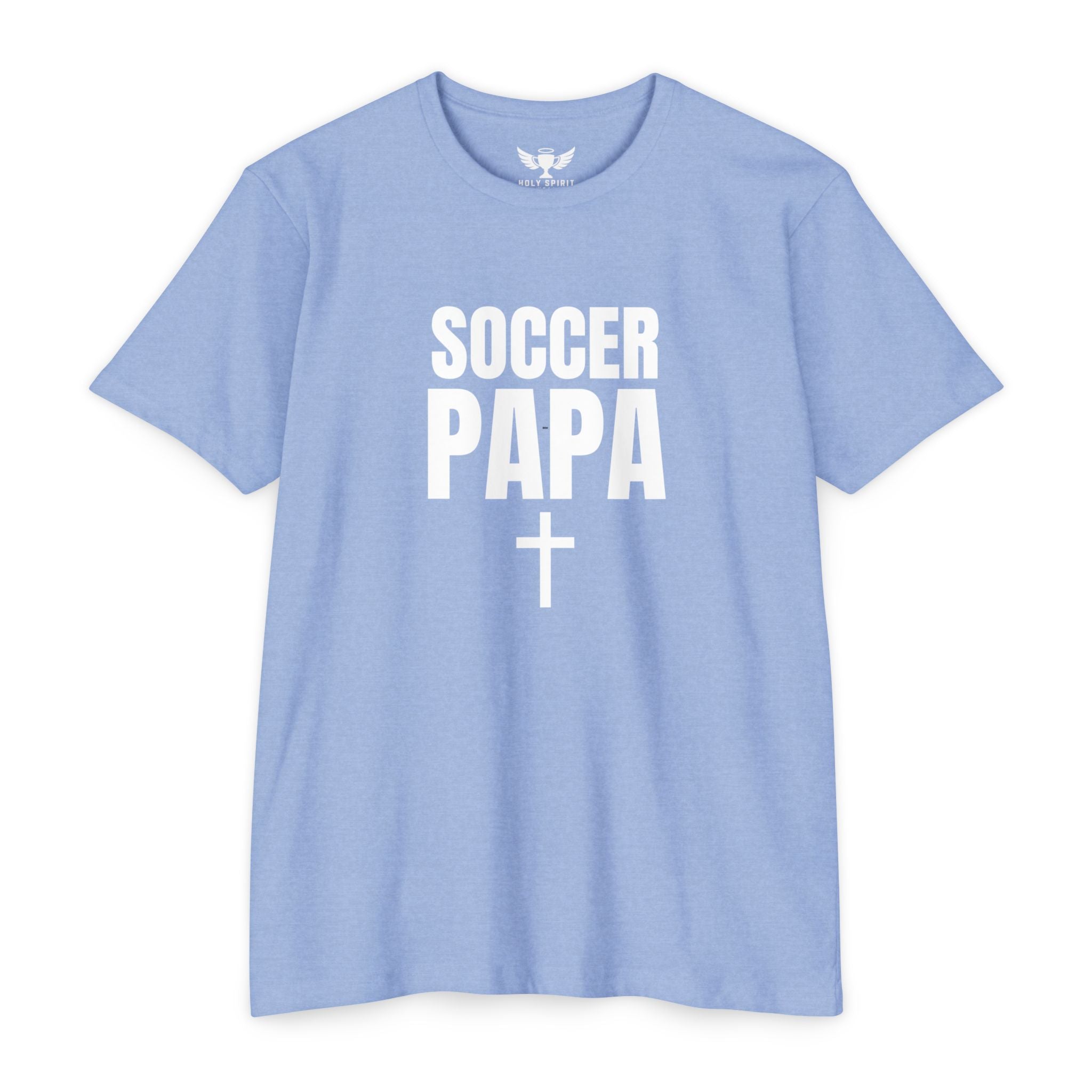 Soccer Papa T-Shirt — Personalized Back Name & Number