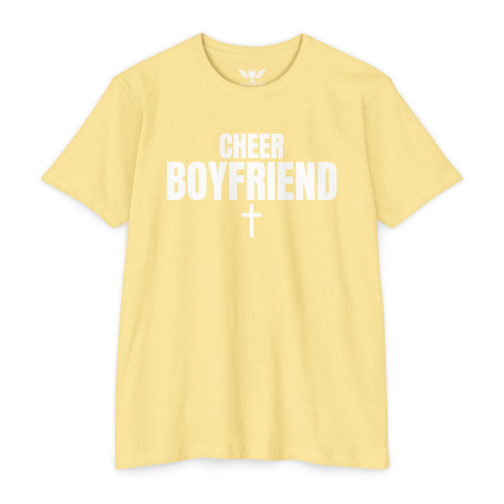 Cheer Boyfriend T-Shirt — Custom Back Name & Number