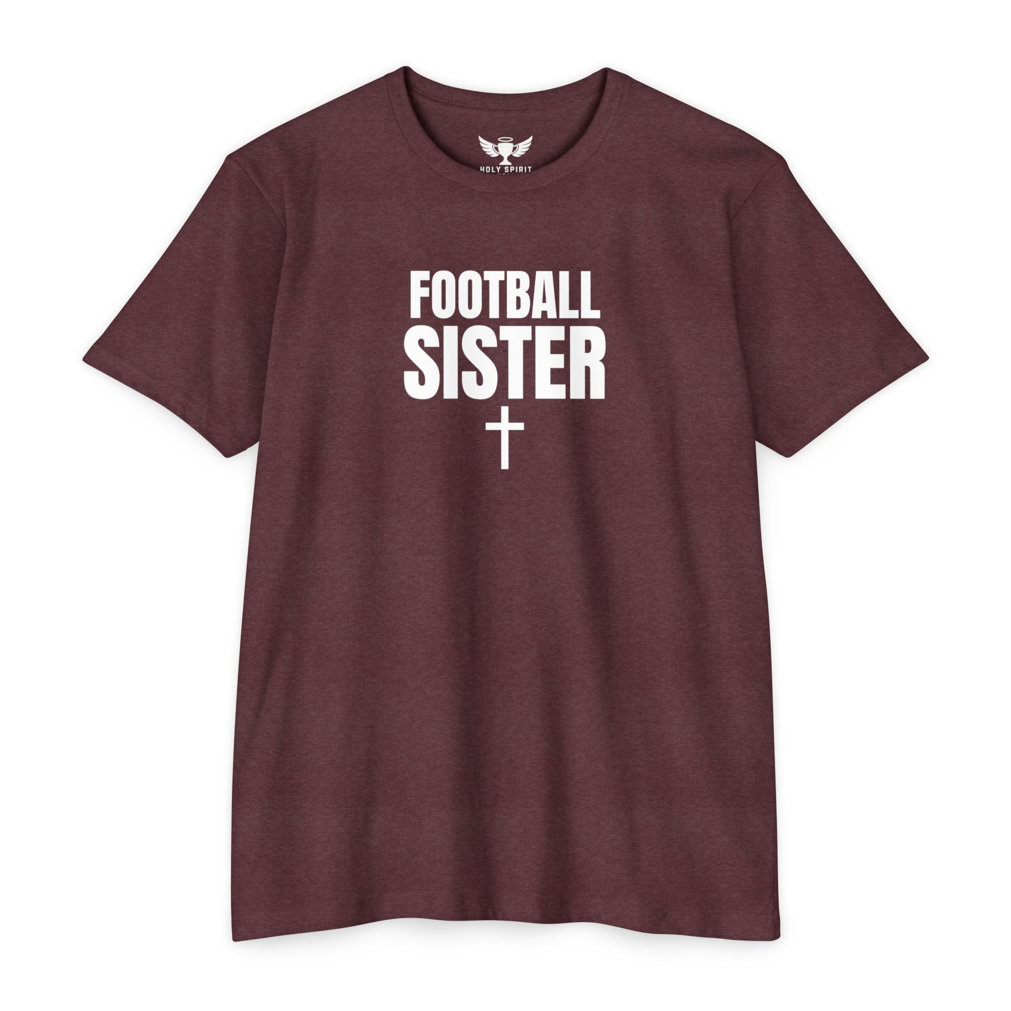 Football Sister T-Shirt — Customizable Back Name & Number
