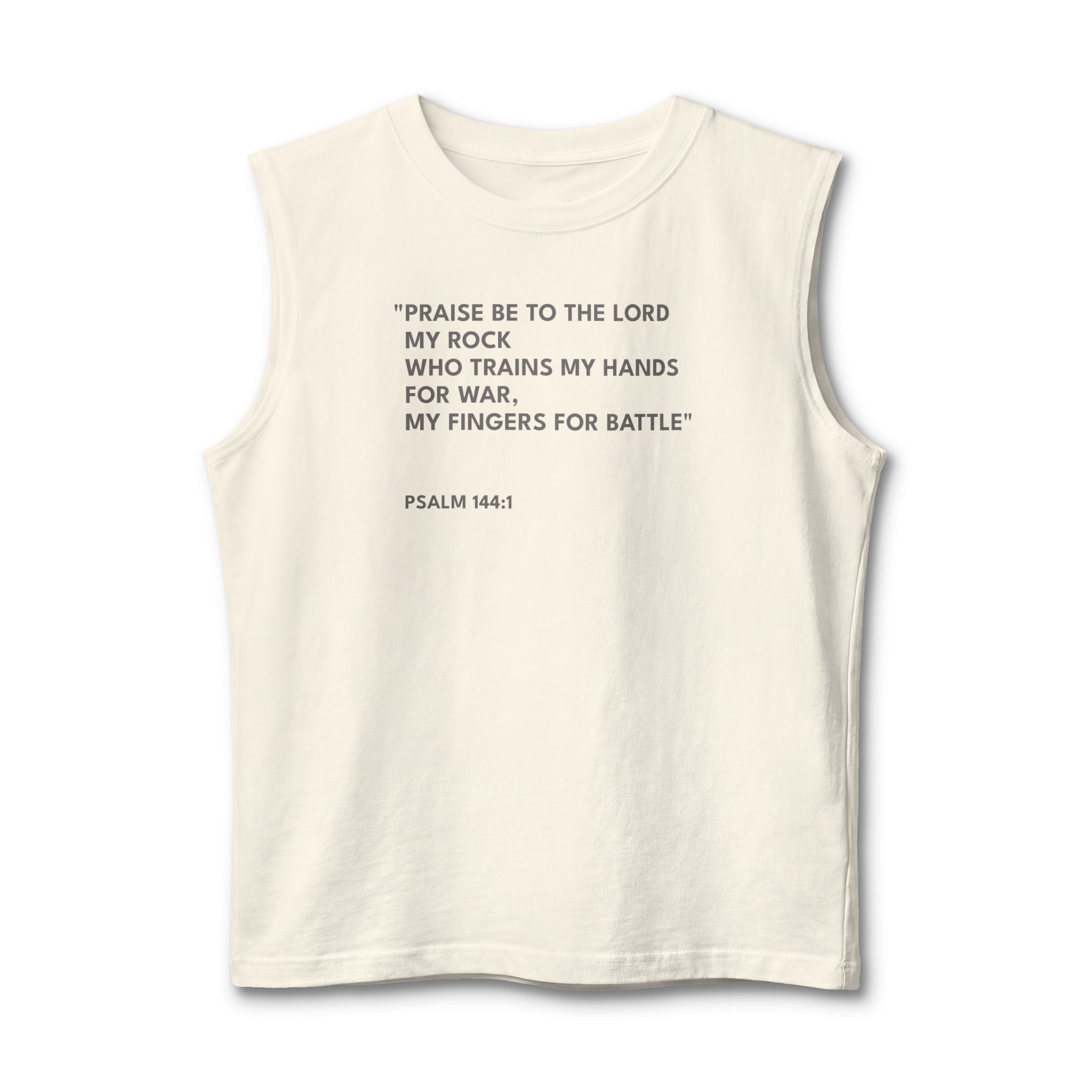 Psalm 144:1 Unisex Muscle Tank